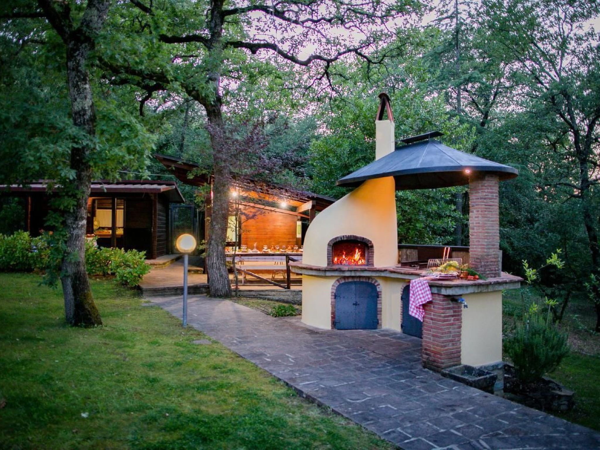 Schönes Appartement in Orzale mit Garten, Grill und Terrasse-Binnen