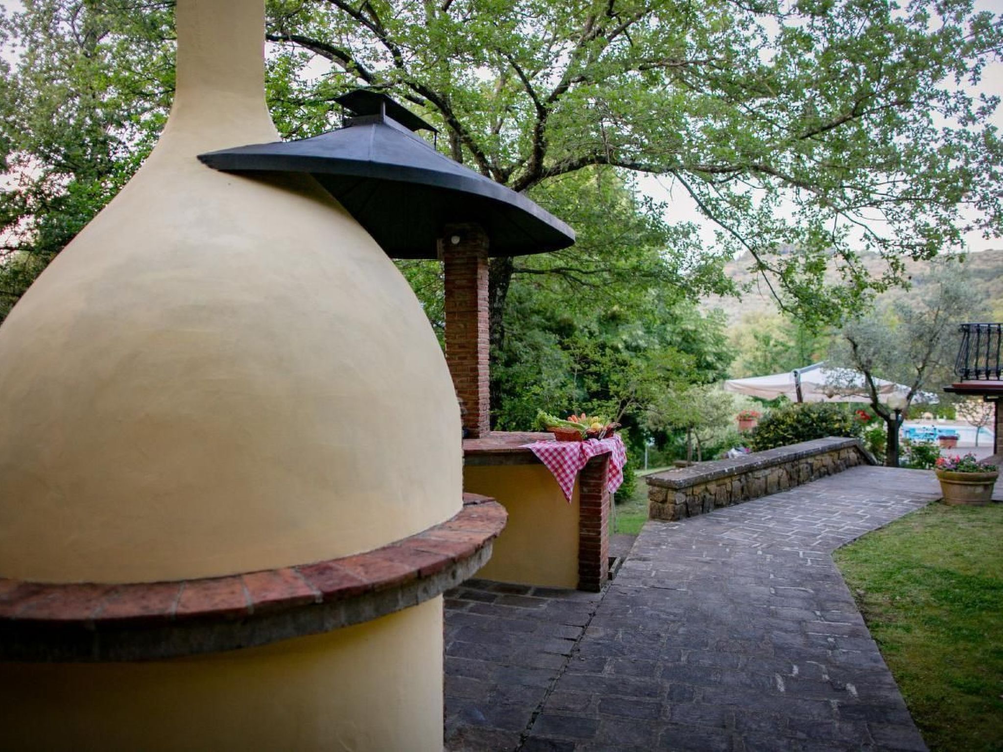 Schönes Appartement in Orzale mit Garten, Grill und Terrasse-Binnen