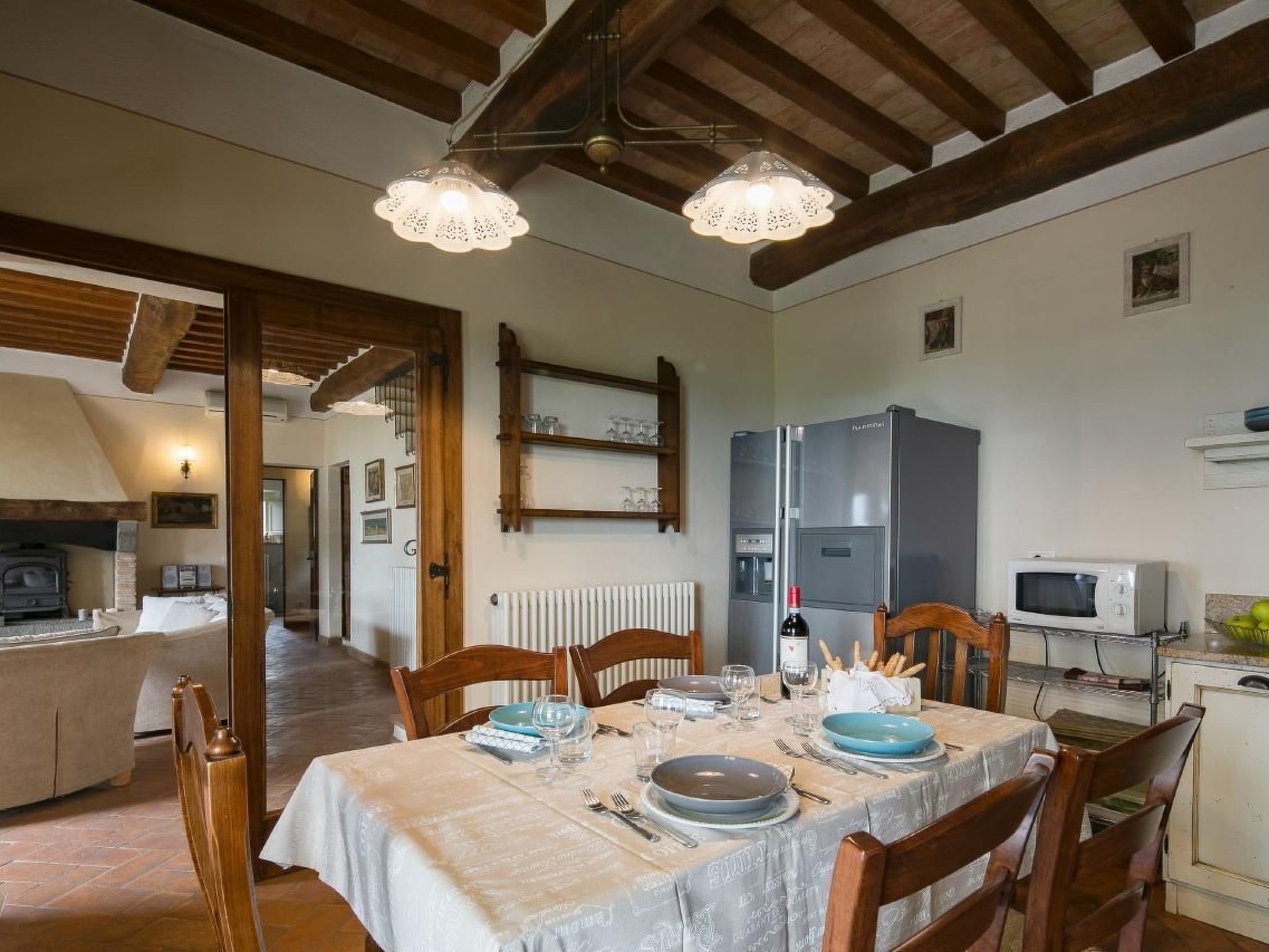 Villa La Pergola-Binnen