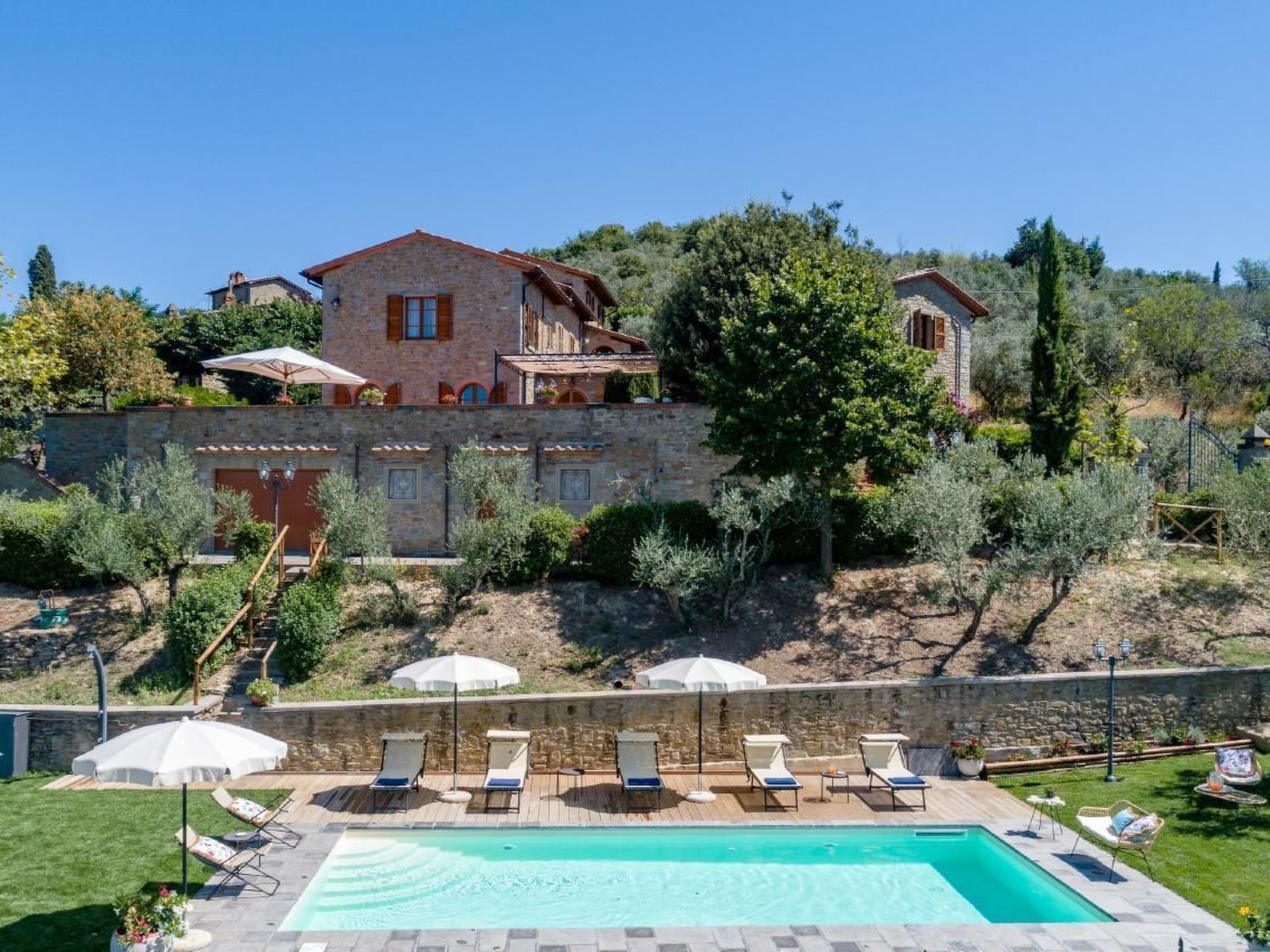 Wunderschöne Wohnung in Cortona mit Großer Terrasse