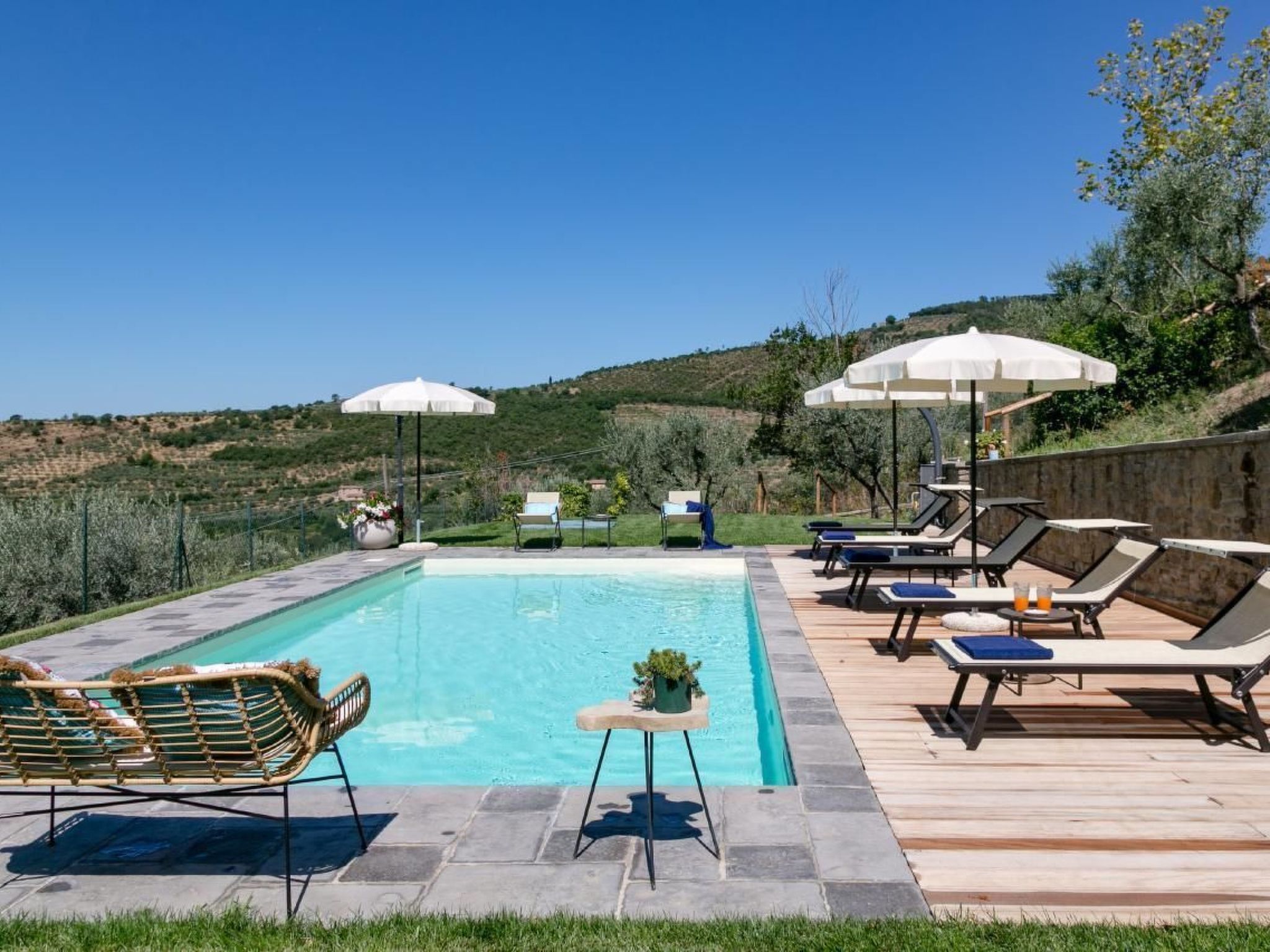 Wunderschöne Wohnung in Cortona mit Großer Terrasse-Binnen