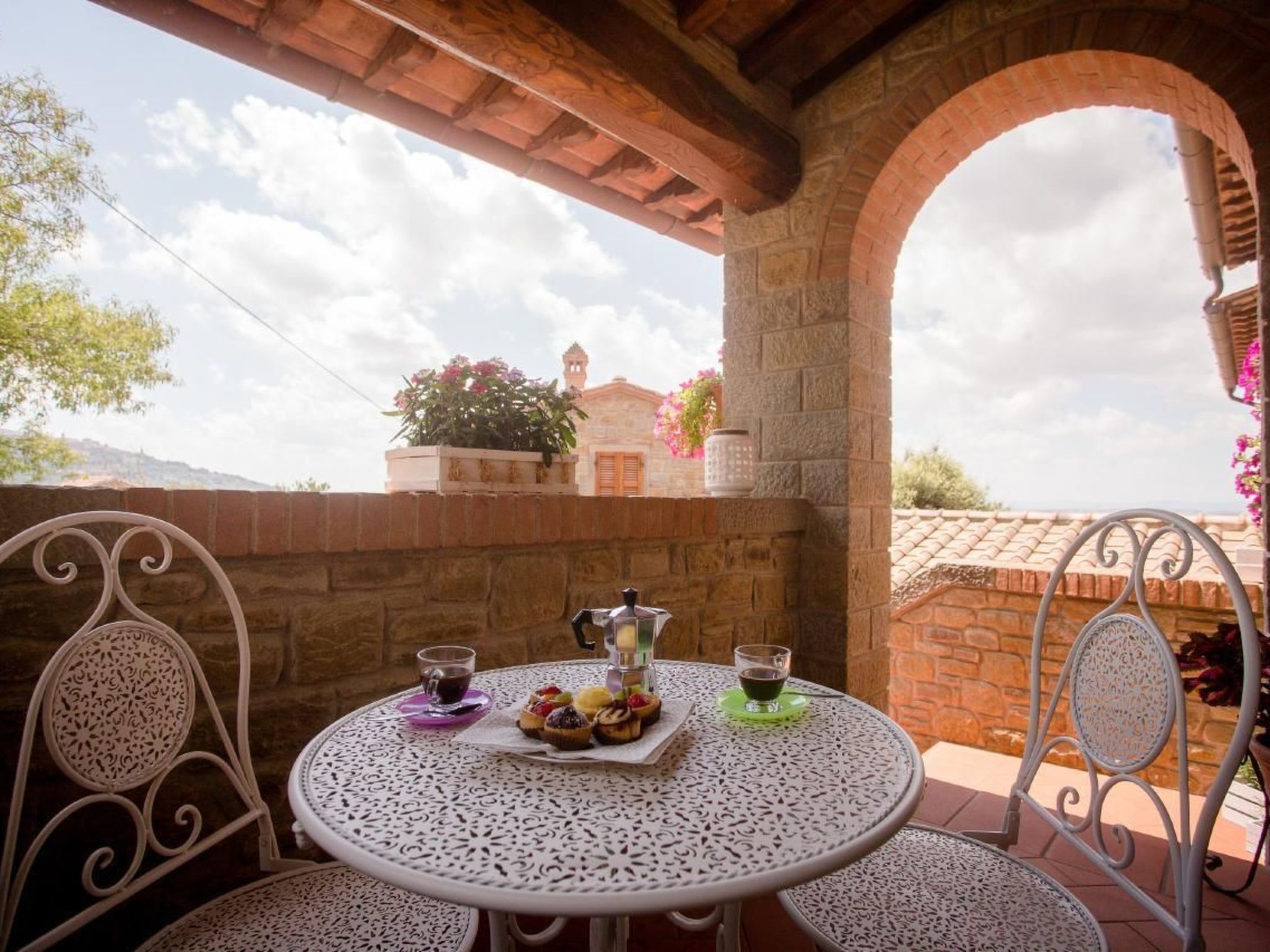 Wunderschöne Wohnung in Cortona mit Großer Terrasse-Binnen