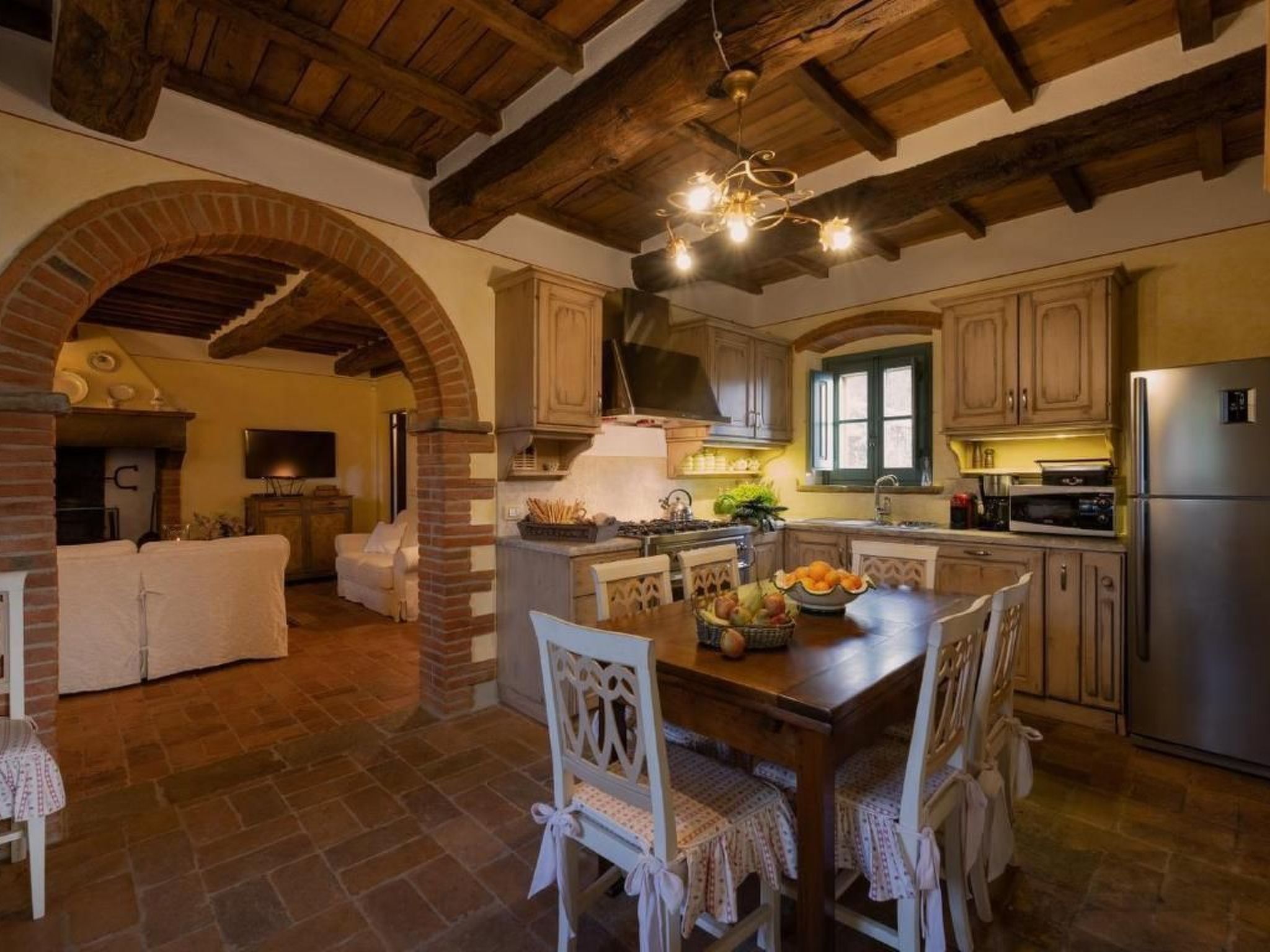 Wohnung in Cortona mit Terrasse, Garten und Grill-Binnen