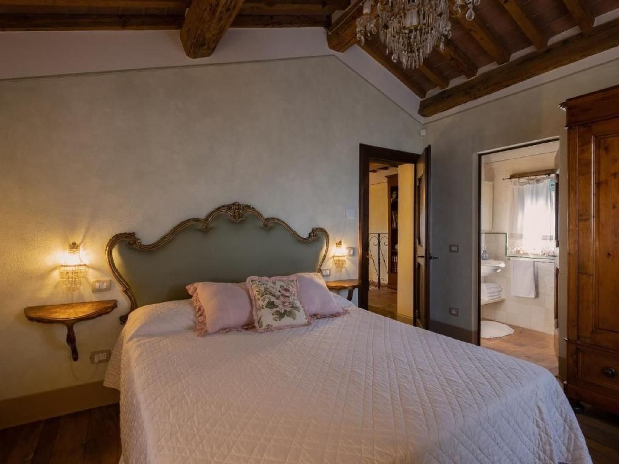 Wohnung in Cortona mit Terrasse, Garten und Grill-Binnen