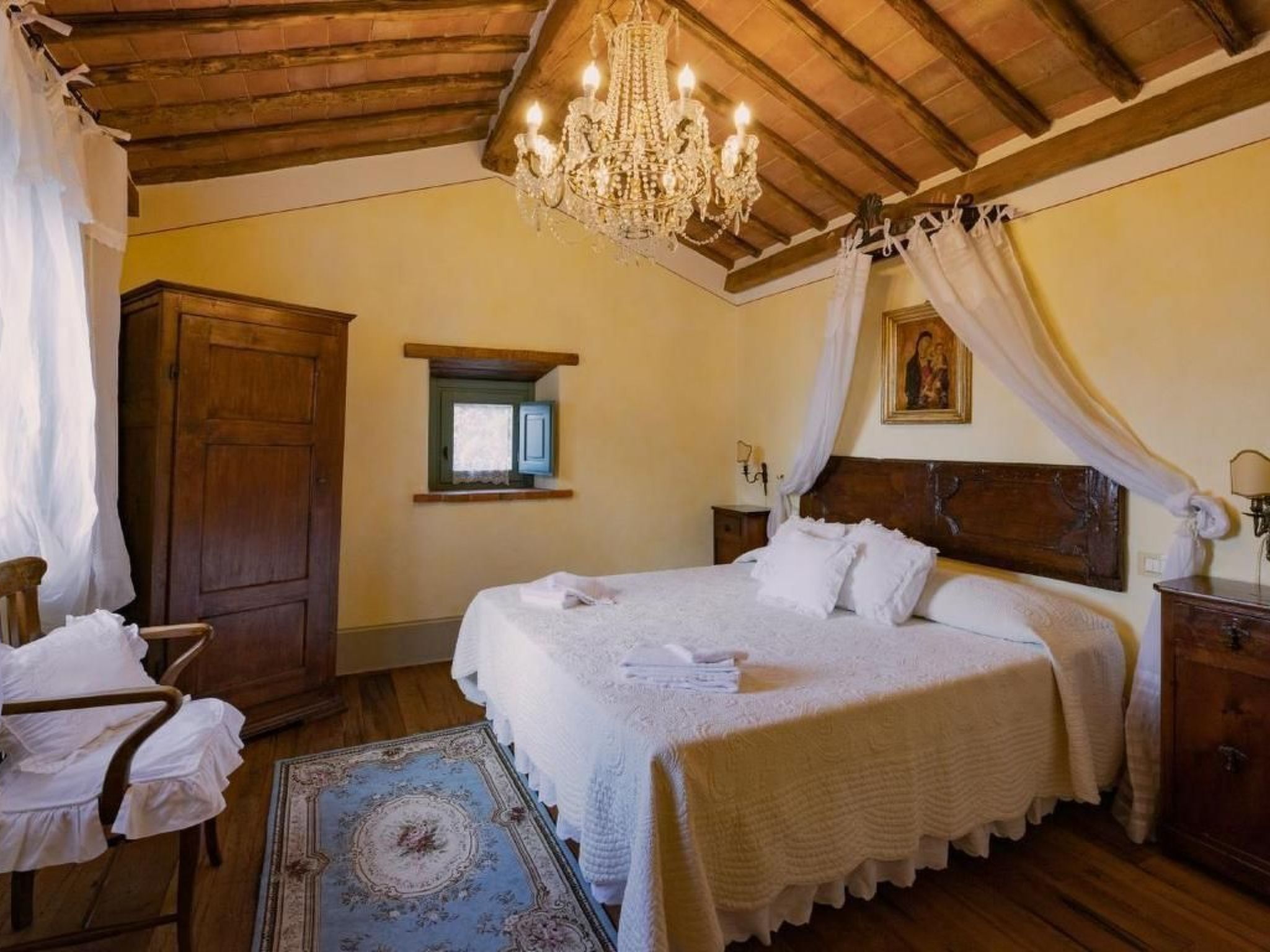 Wohnung in Cortona mit Terrasse, Garten und Grill-Binnen