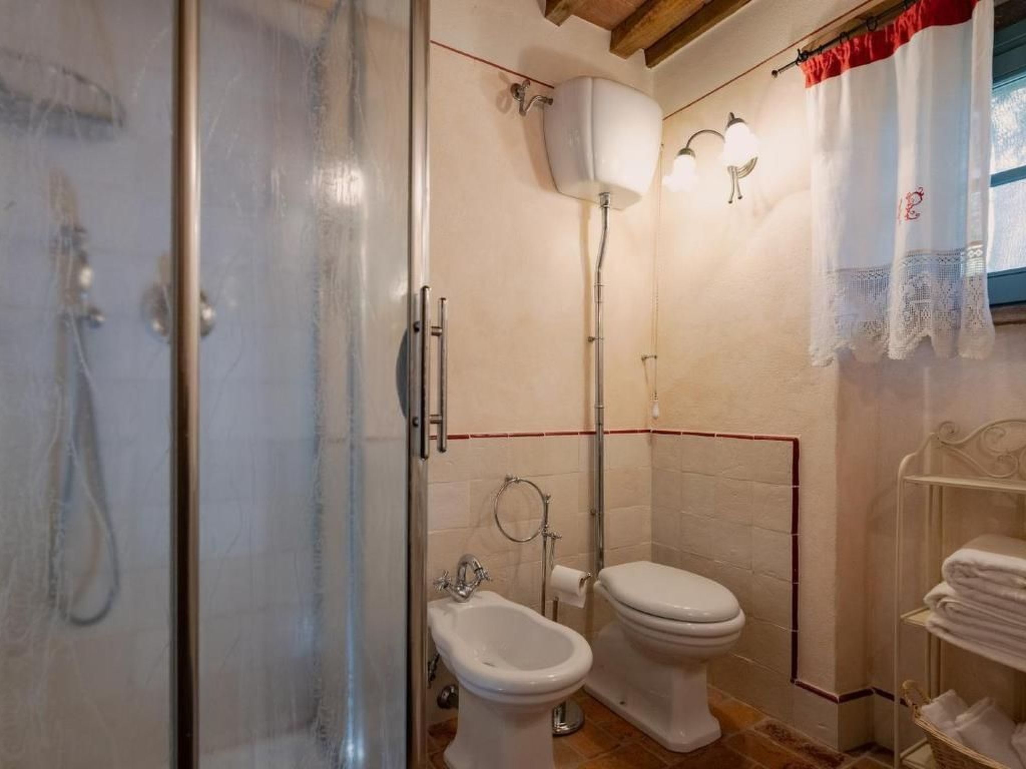 Wohnung in Cortona mit Terrasse, Garten und Grill-Binnen