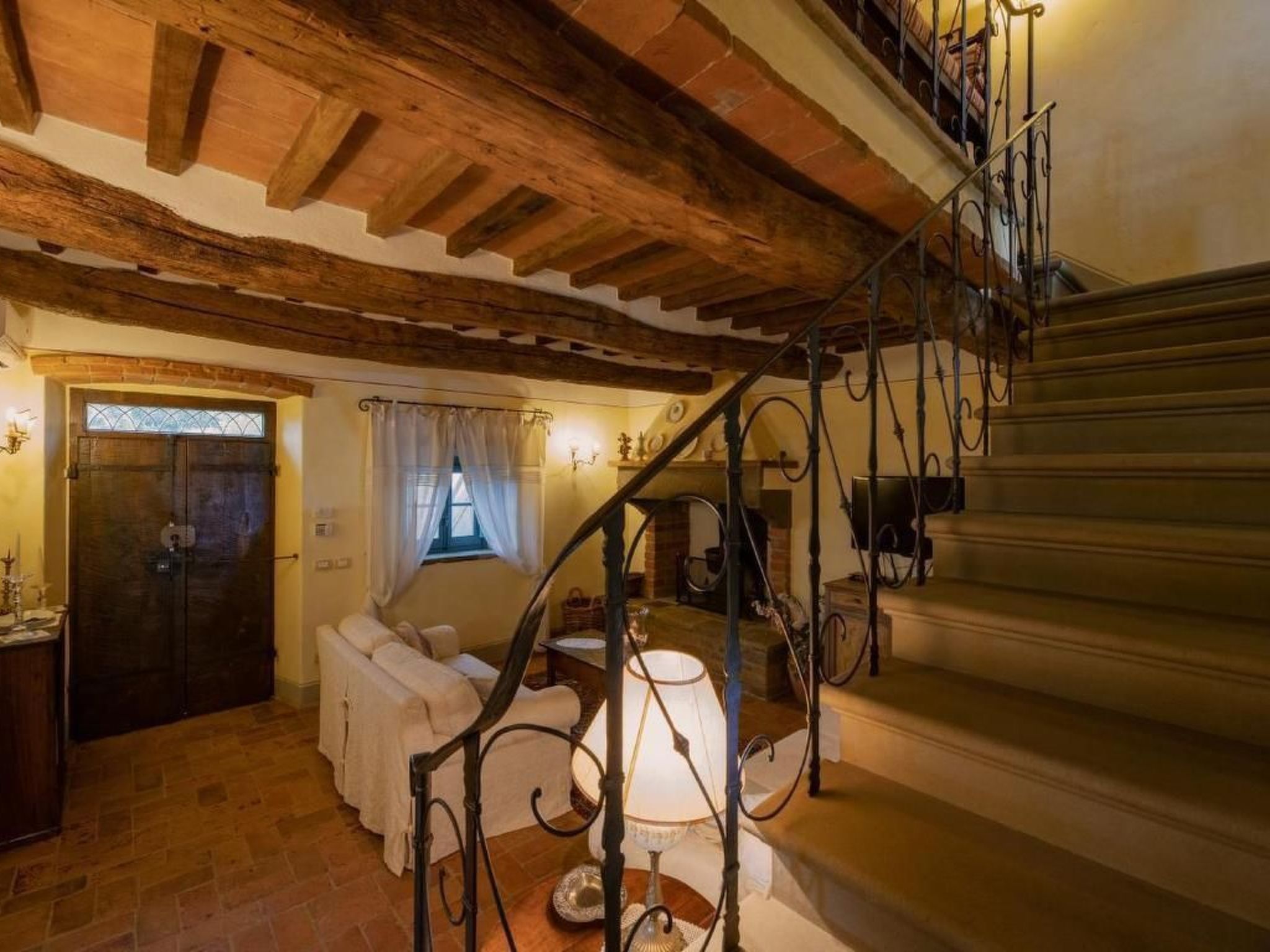 Wohnung in Cortona mit Terrasse, Garten und Grill-Binnen