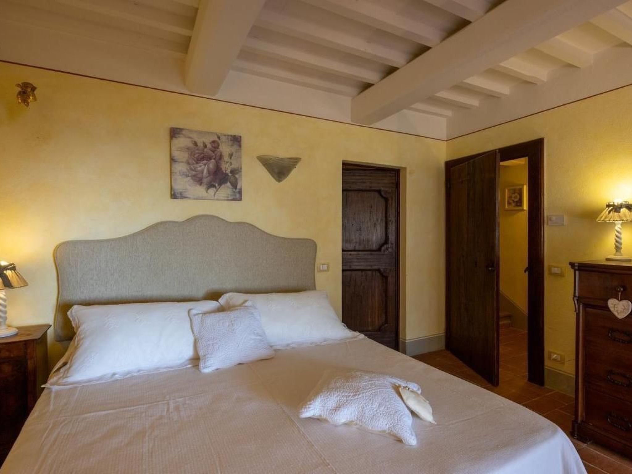 Wohnung in Cortona mit Terrasse, Garten und Grill-Binnen