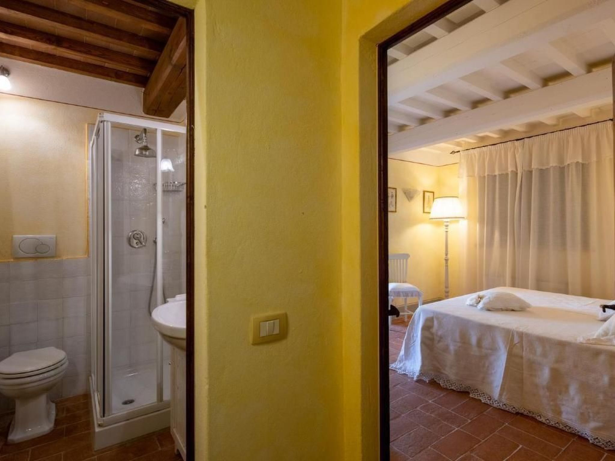 Wohnung in Cortona mit Terrasse, Garten und Grill-Binnen