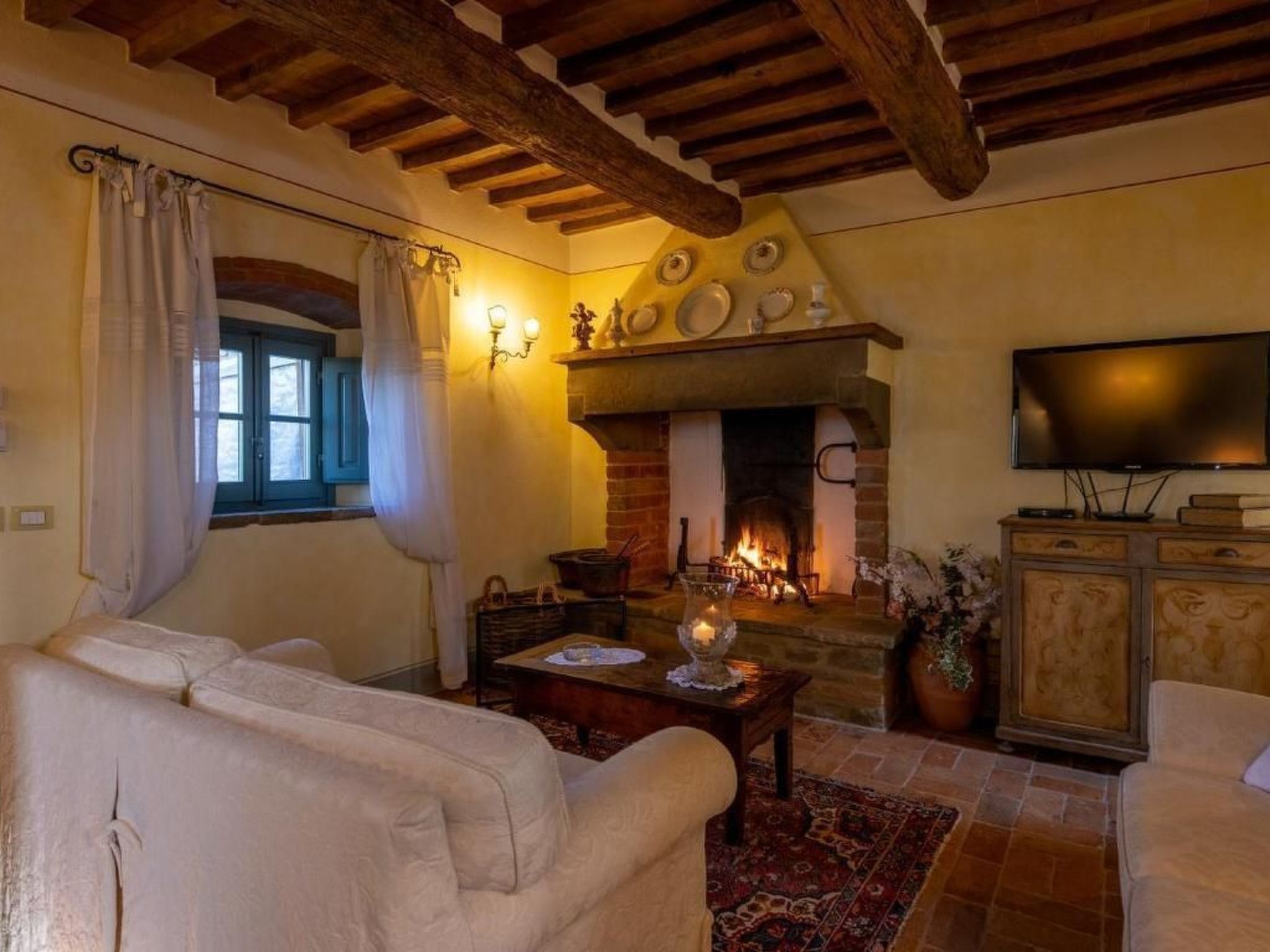 Wohnung in Cortona mit Terrasse, Garten und Grill-Binnen