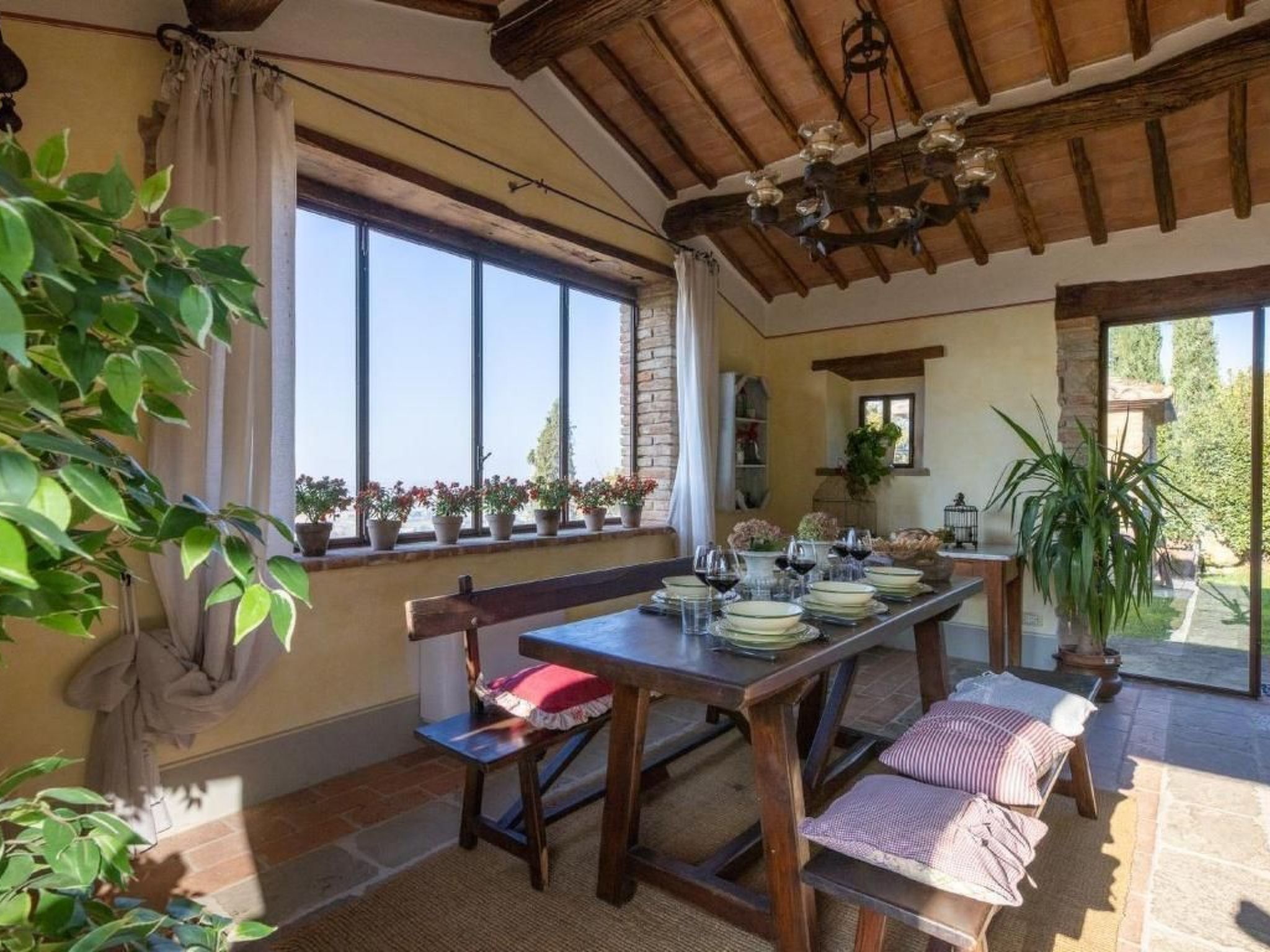 Wohnung in Cortona mit Terrasse, Garten und Grill-Binnen