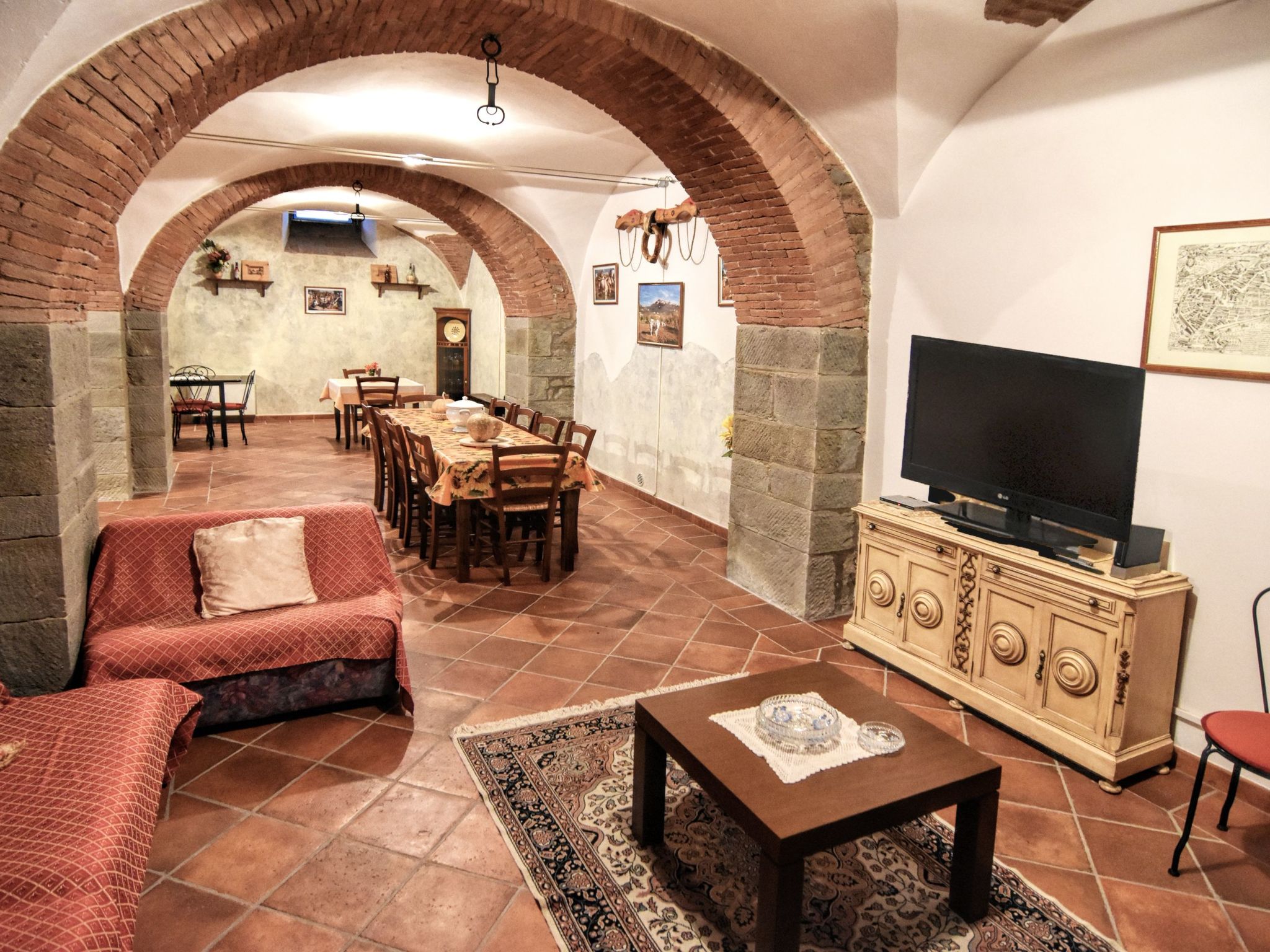 Für 20 Personen in Cortona, Trasimenischer See