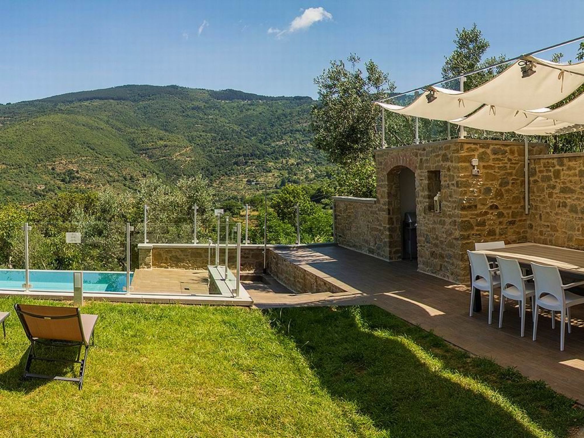 Ferienvilla 'Fonte vento' mit privatem Pool-Outside