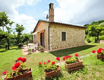 Authentiek Toscaans landhuis met privétuin en gedeeld zwembad bij Cortona - thumbnail 5