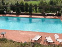 Authentiek Toscaans appartement met gedeeld zwembad bij Chiusi - thumbnail 4