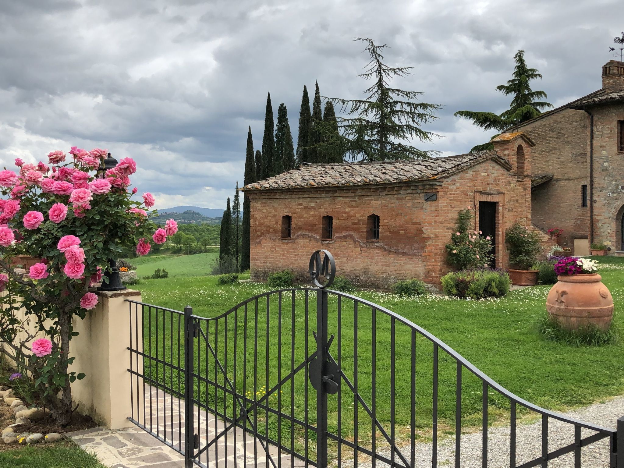 Wunderschöne Wohnung in Chiusi mit Gemeinschaftspool mit Panoramablick-Image-tags.info