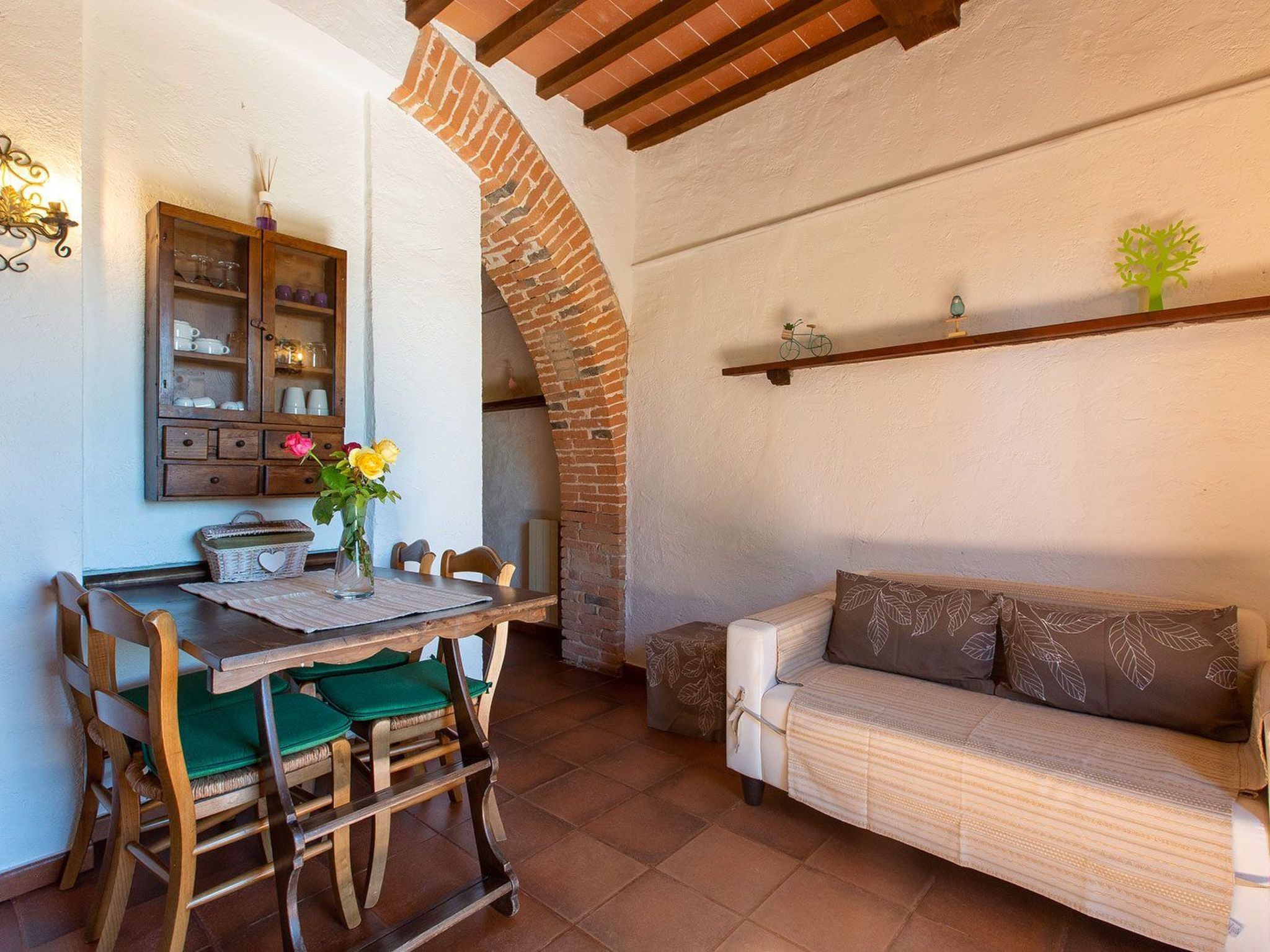 Wunderschöne Wohnung in Chiusi mit Gemeinschaftspool mit Panoramablick-Image-tags.info