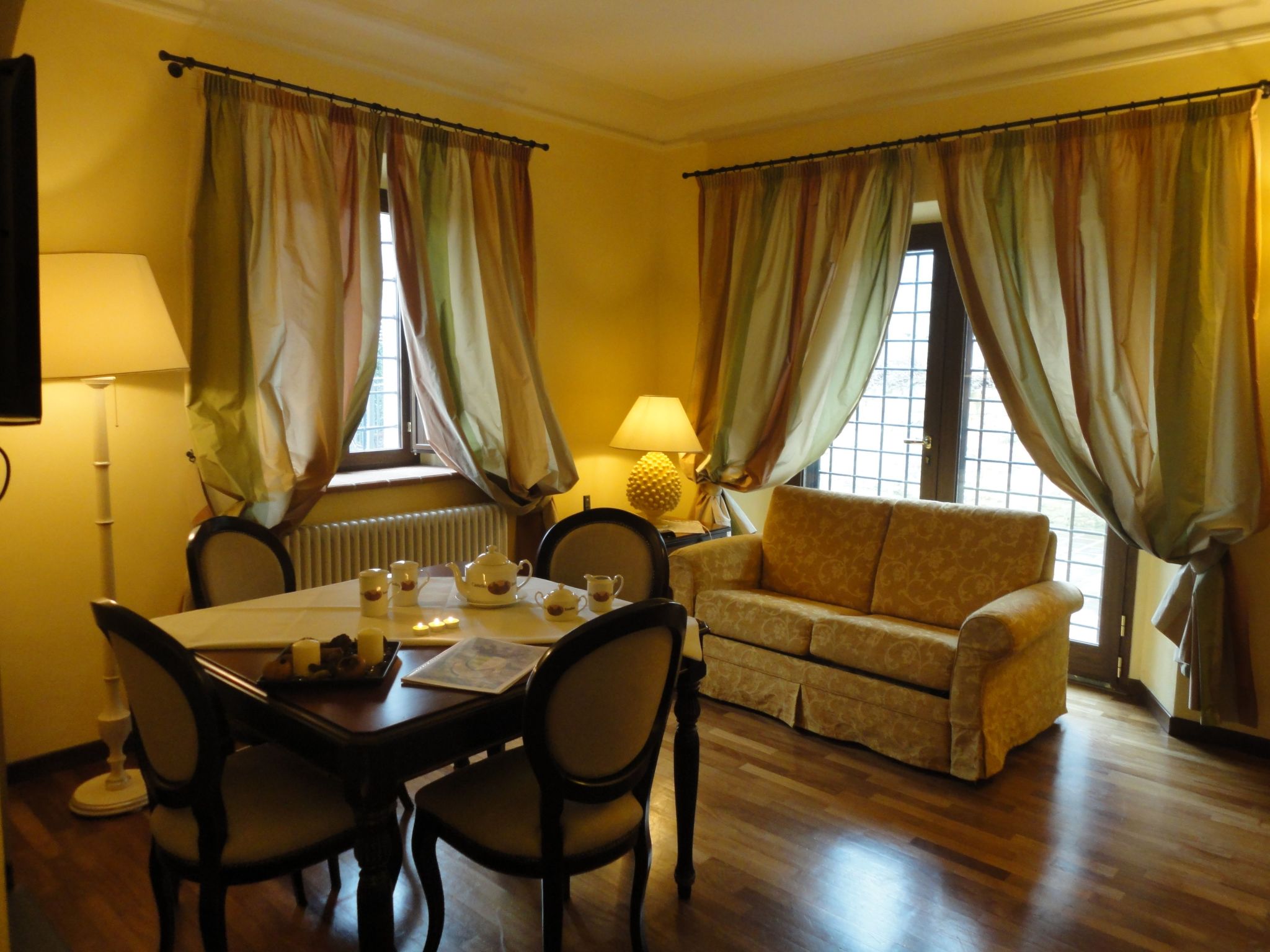 Urlaub in einer mittelalterlichen Burg-Binnen