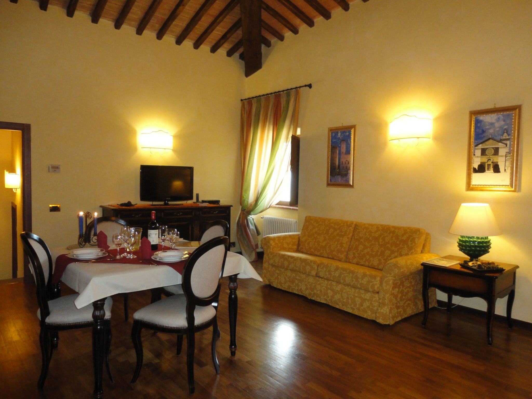 Urlaub in einer mittelalterlichen Burg-Binnen