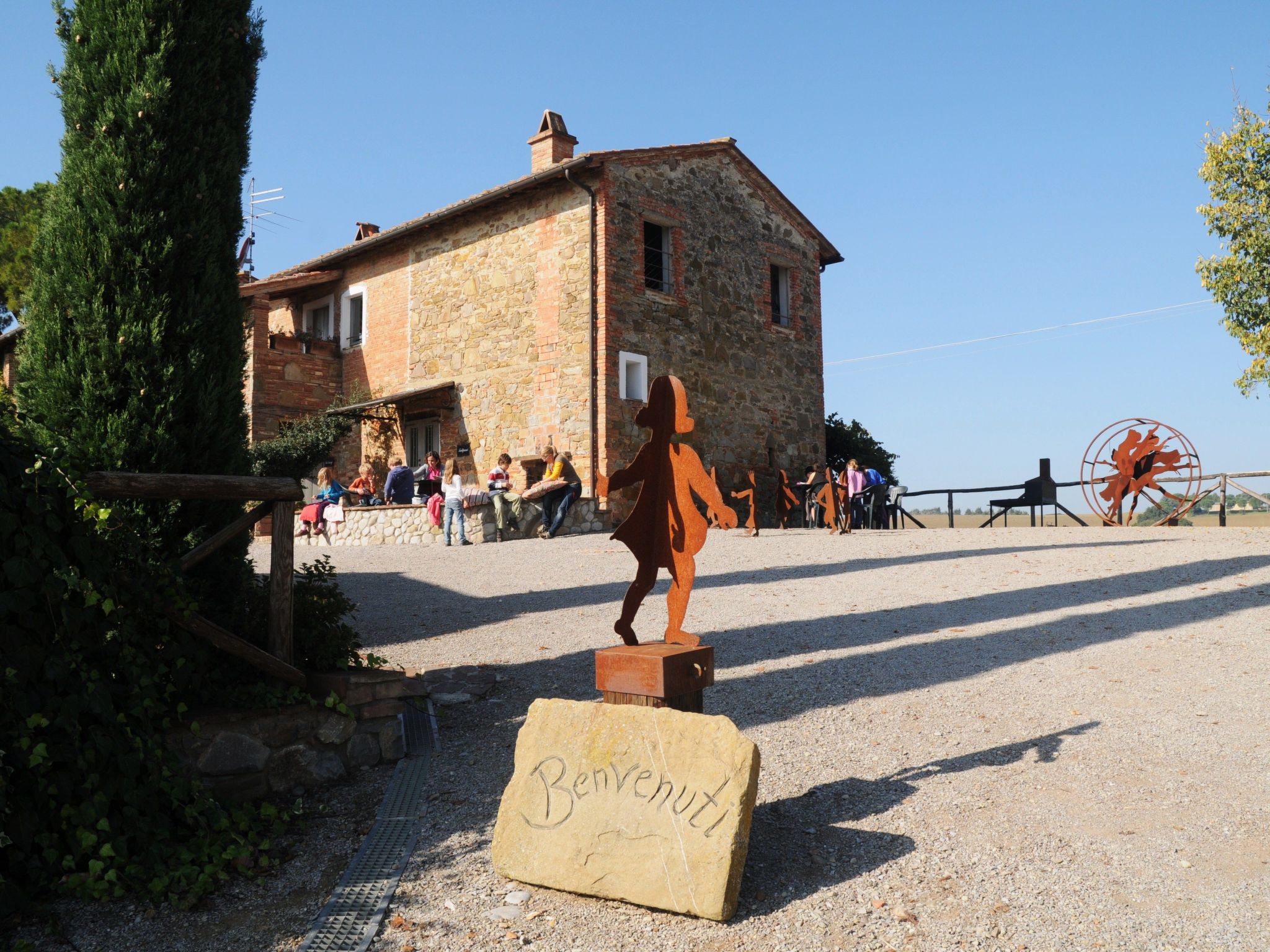 Wohnung in Castiglione Del Lago mit Terrasse, Garten und Grill-Outside