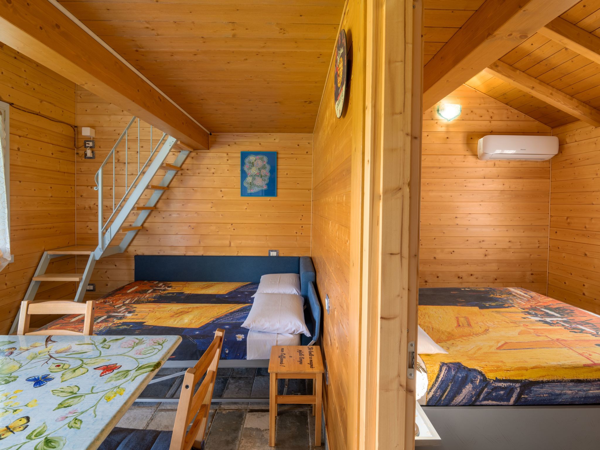 'Hortus la azurra'-Dedans