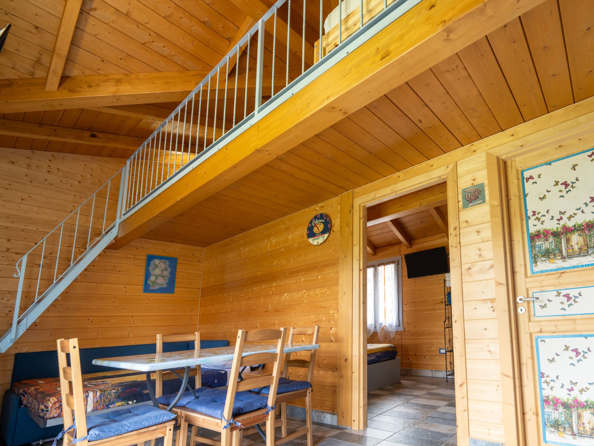 'Hortus la azurra'-Dedans