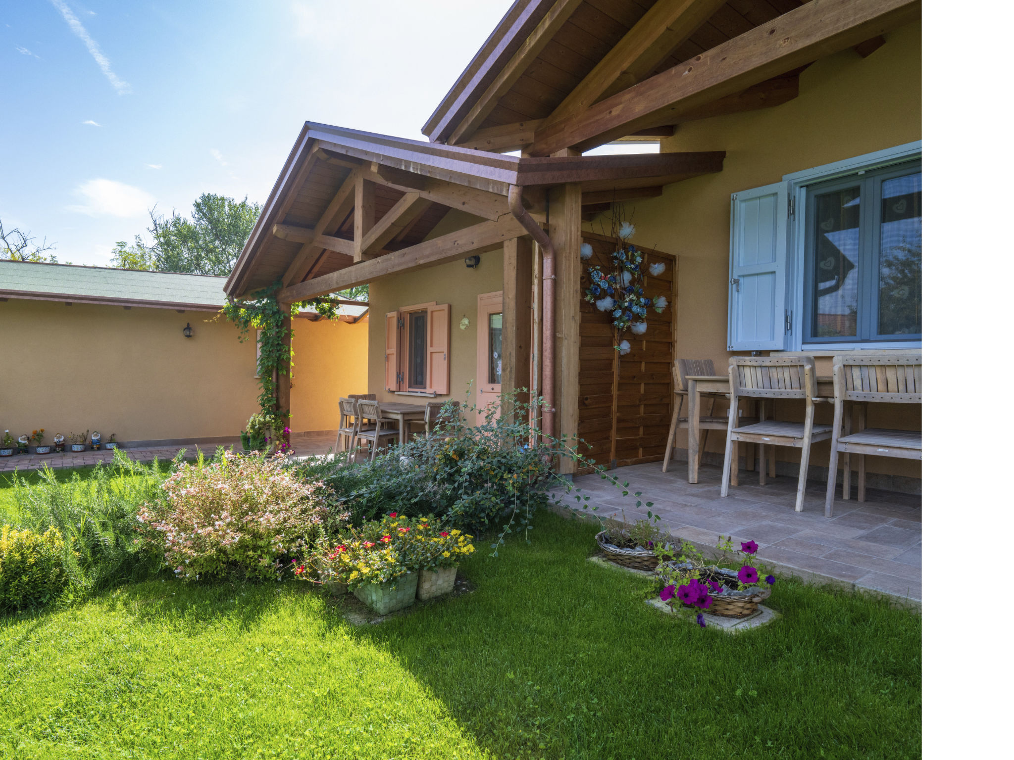 'Hortus la azurra'-Dedans