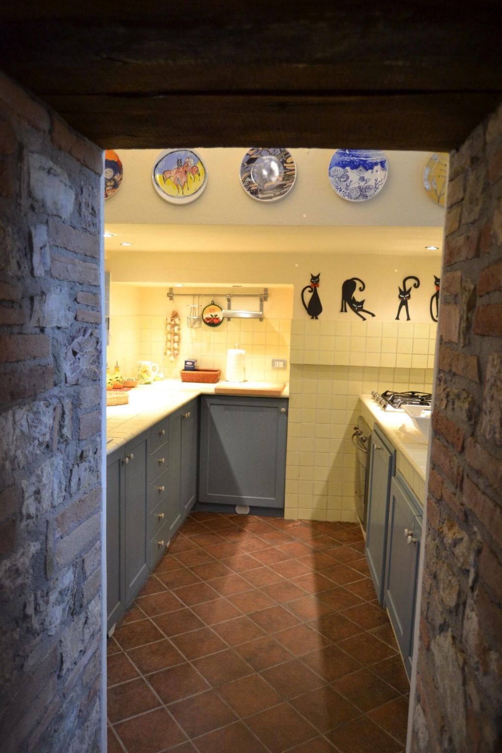 Altes Steinhaus mit Garten-Binnen