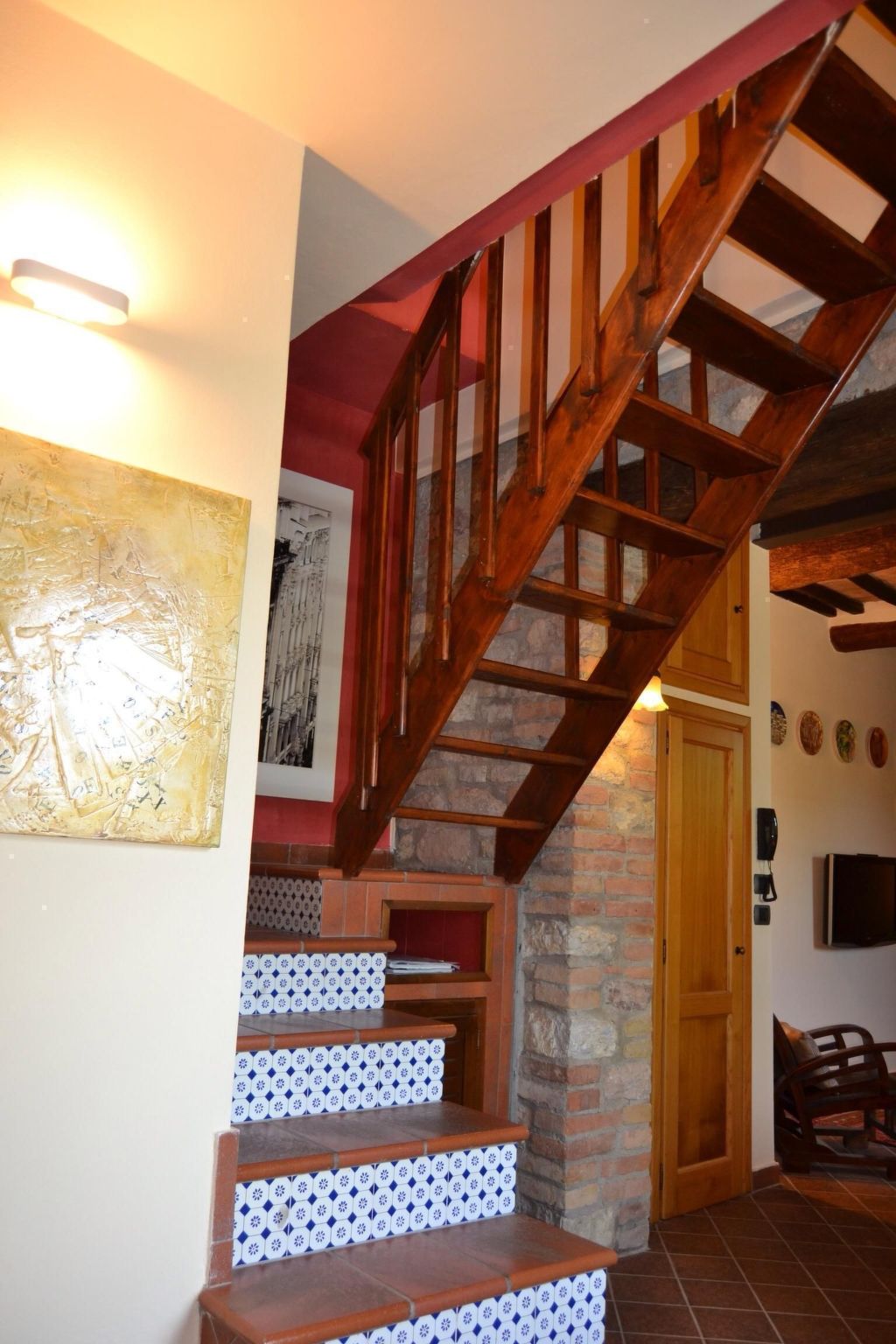 Altes Steinhaus mit Garten-Binnen