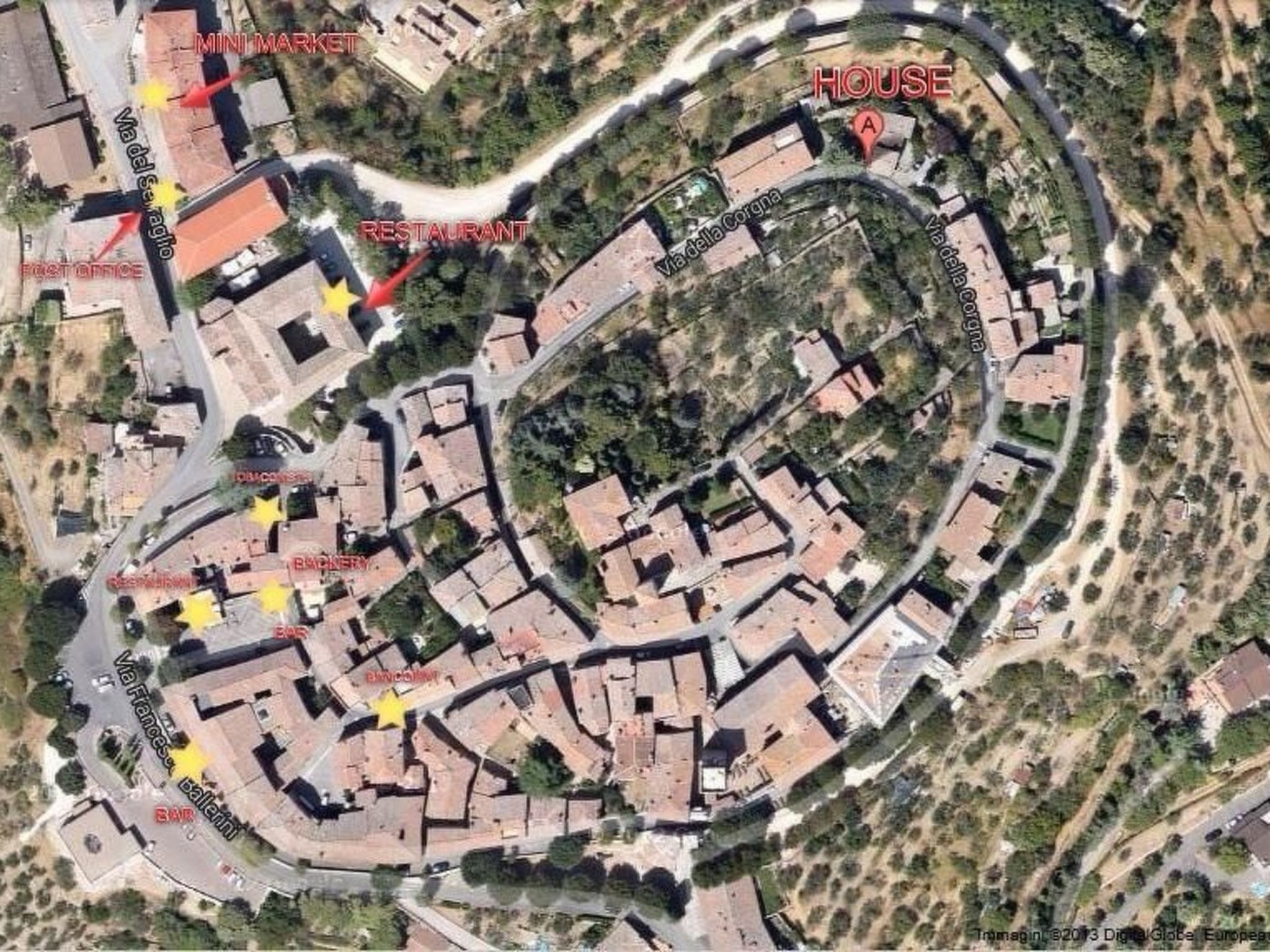 Altes Steinhaus mit Garten-Binnen