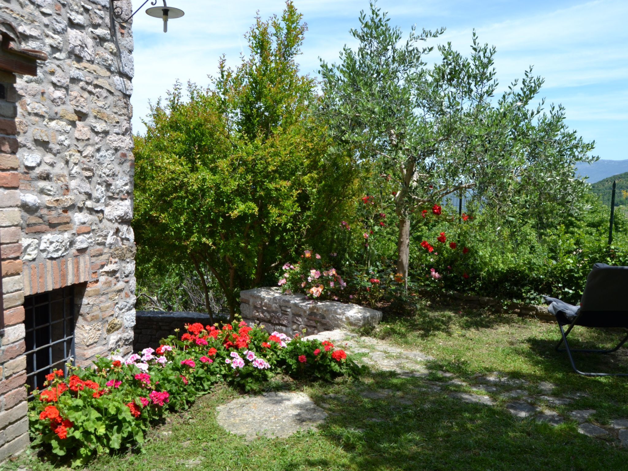 Altes Steinhaus mit Garten-Binnen