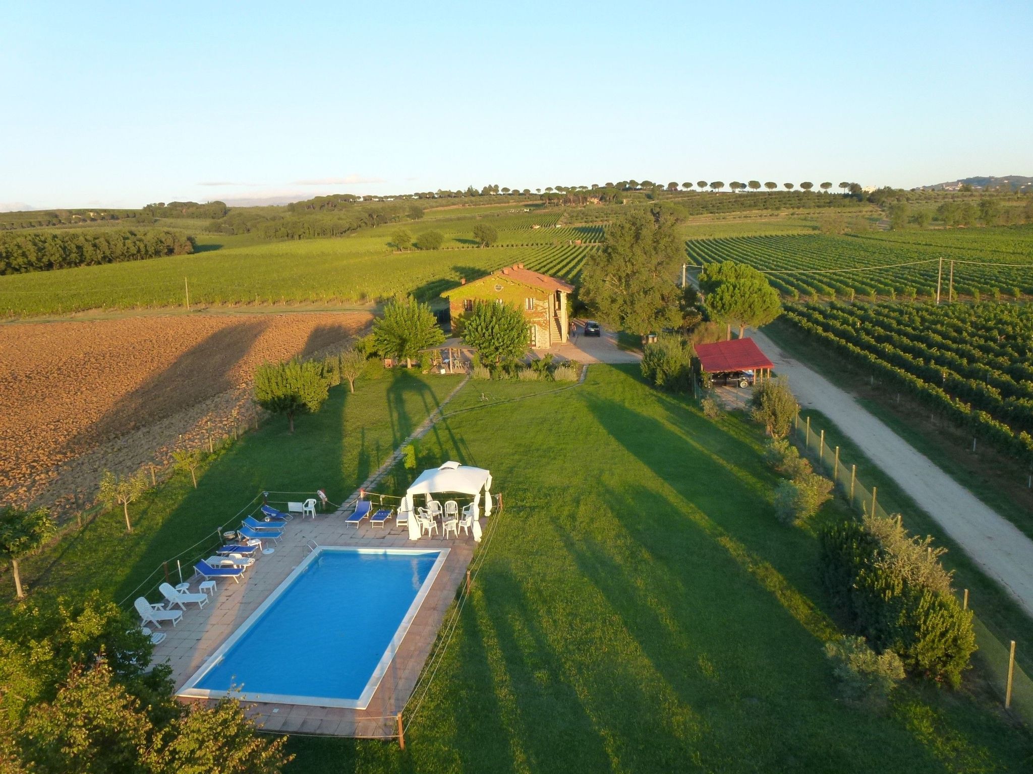 Ferienhaus mit umzäuntem Garten in Torgiano (Italien) und 1 Hund erlaubt