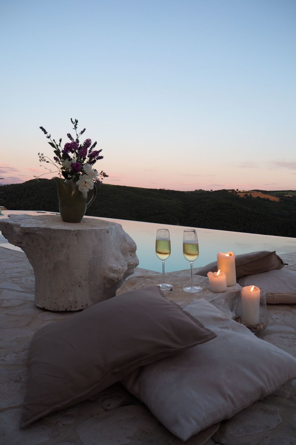 Casale Civitella mit Infinity-Pool-Draußen