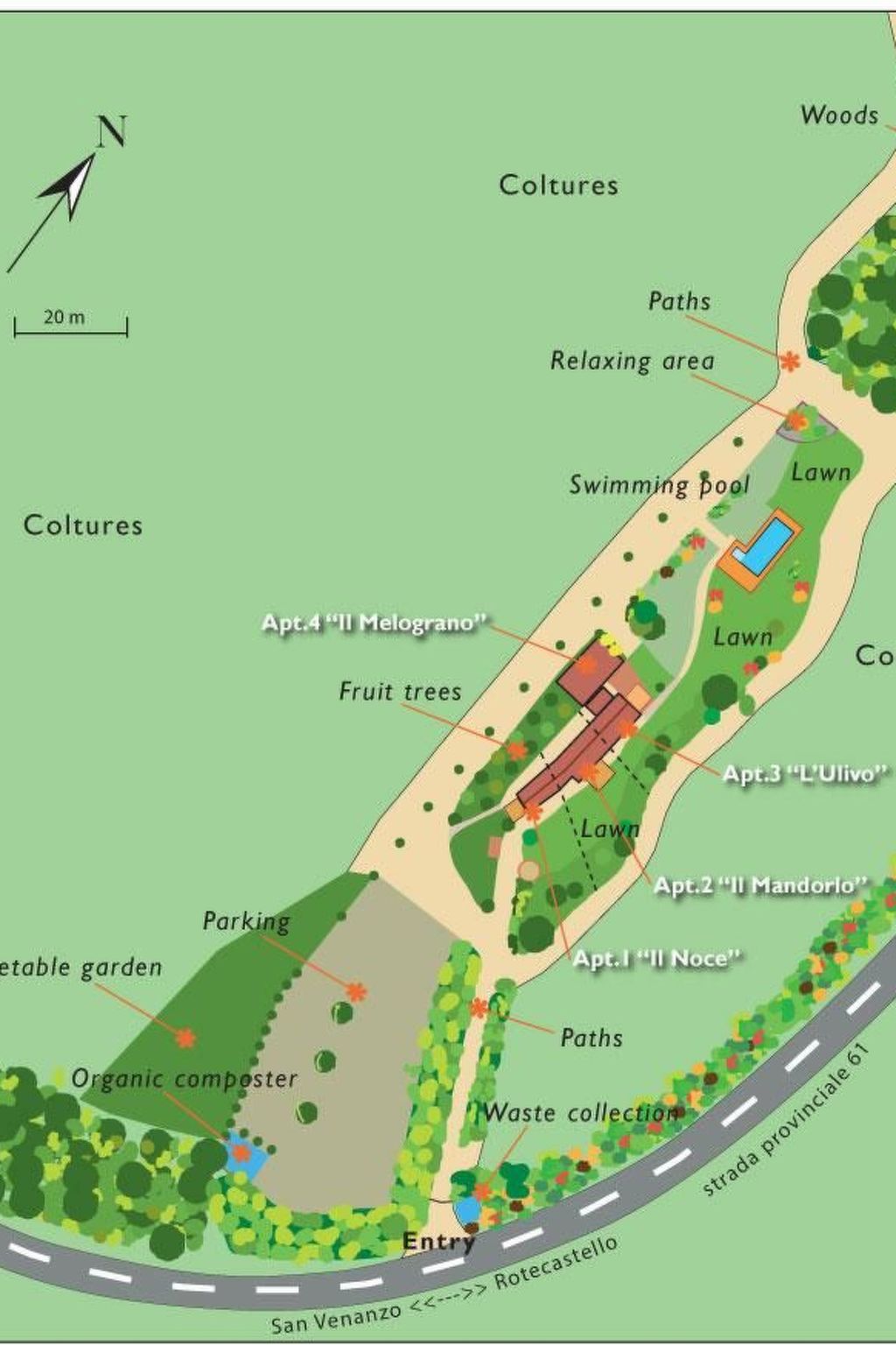 Il Melograno Panoramahaus-Binnen