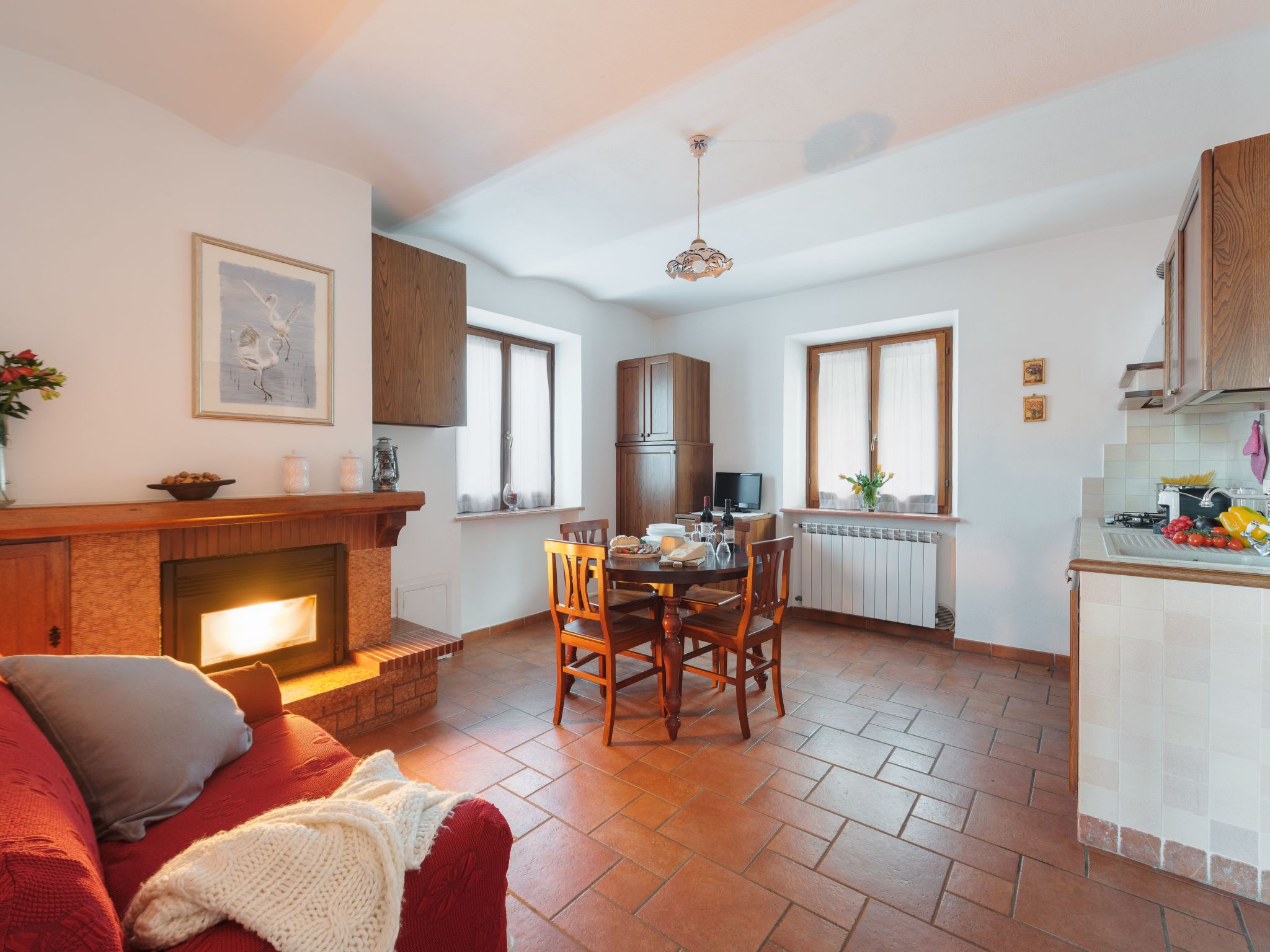 Schöne Wohnung in Magione mit Garten, gemeinschaftlichem Pool und Grill-Binnen