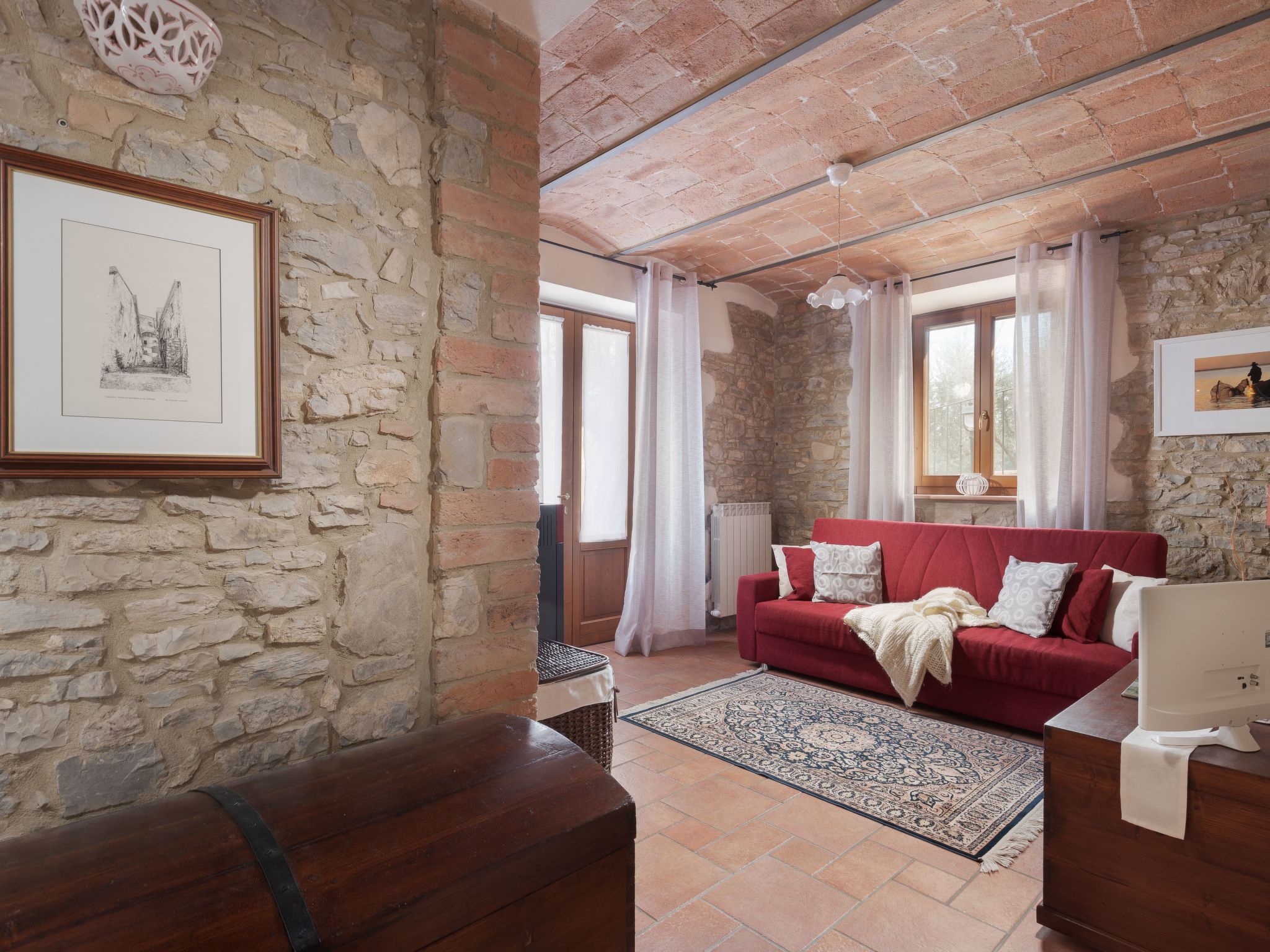 Appartement in Magione mit gemeinschaftlichem Pool, Grill und Garten-Binnen