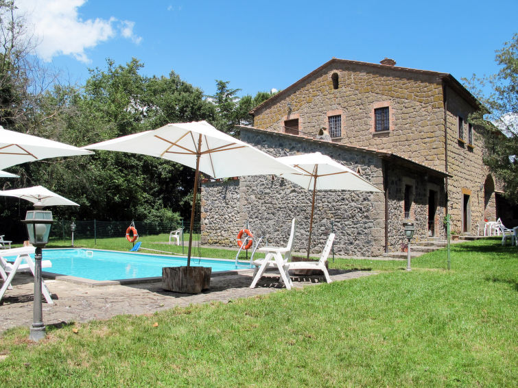 Rustgevend appartement La Capraccia bij Lago di Bolsena in Meer van Bolsena