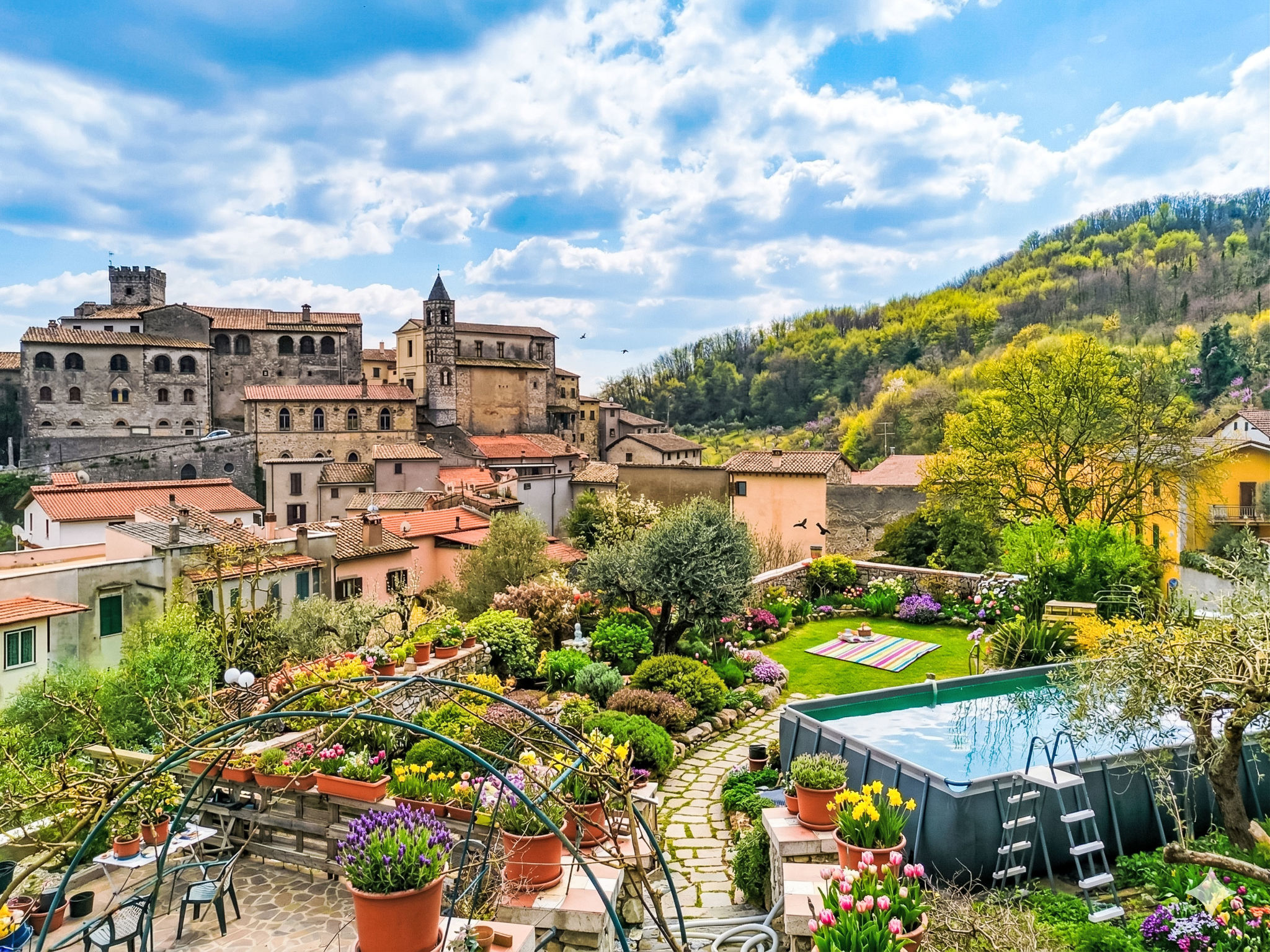 Vakantiehuis met privé zwembad in Tivoli (Italië) voor 4 personen