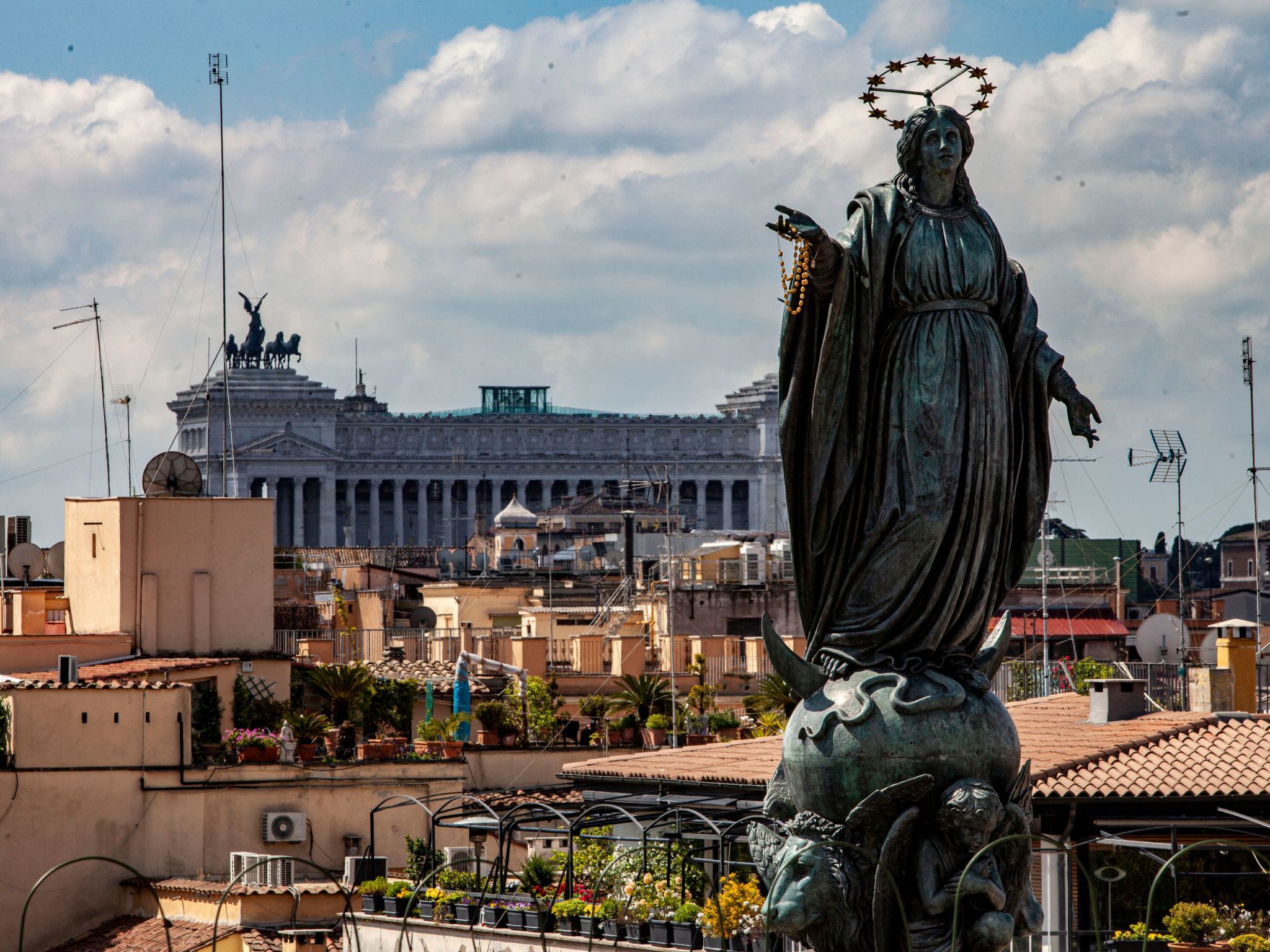 Appartement mit Dachterrasse-Binnen