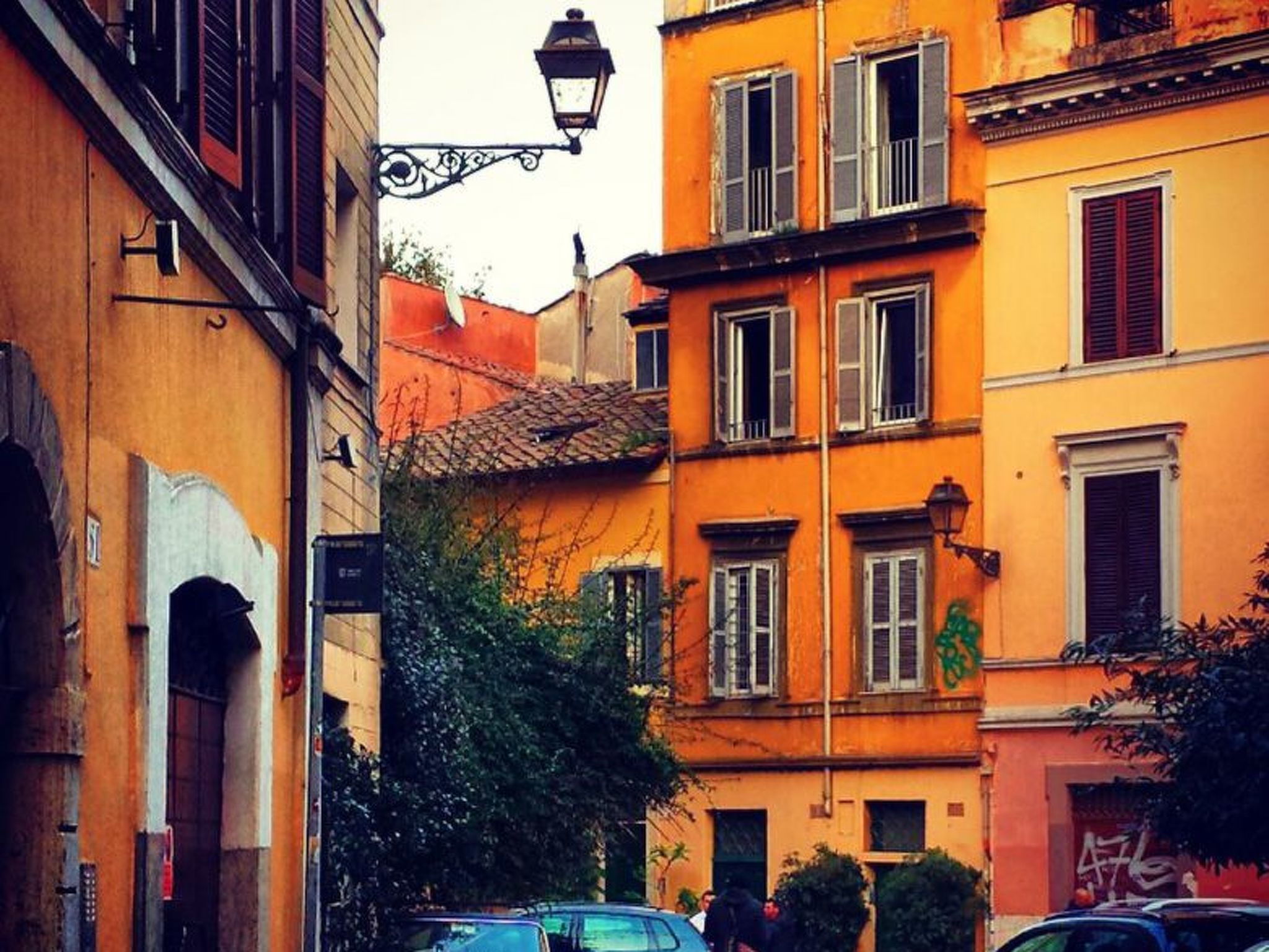 In Trastevere im Herzen von Rom-Binnen