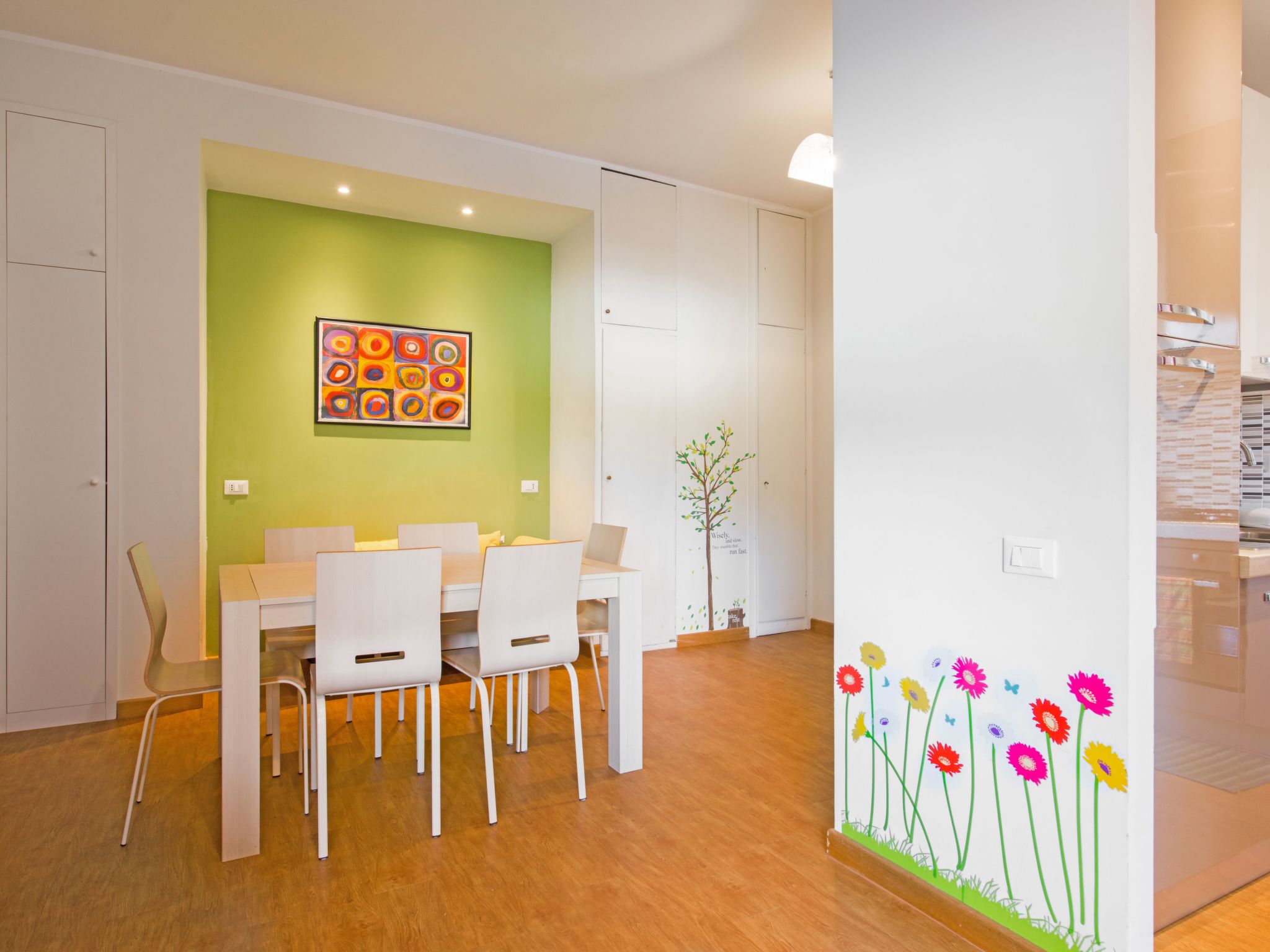 Mit Waschmaschine-Drinnen