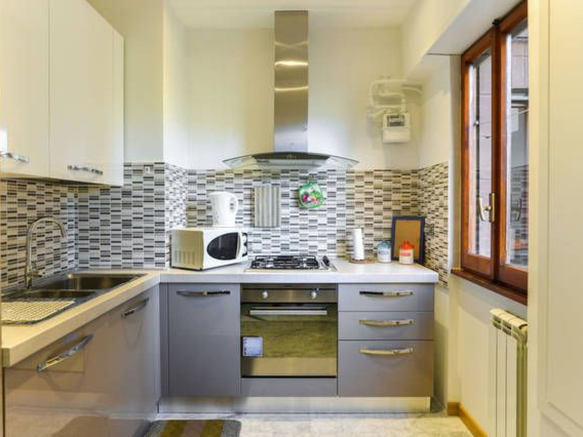 Mit Waschmaschine-Drinnen