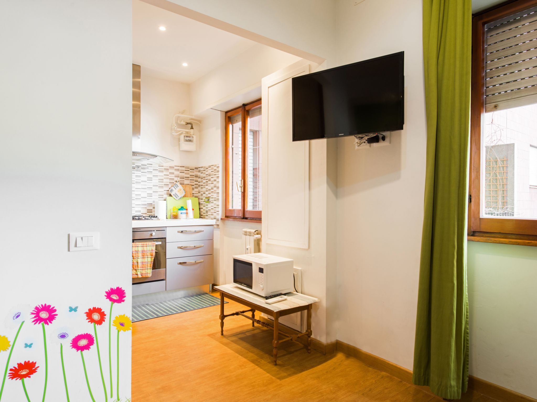 Mit Waschmaschine-Drinnen