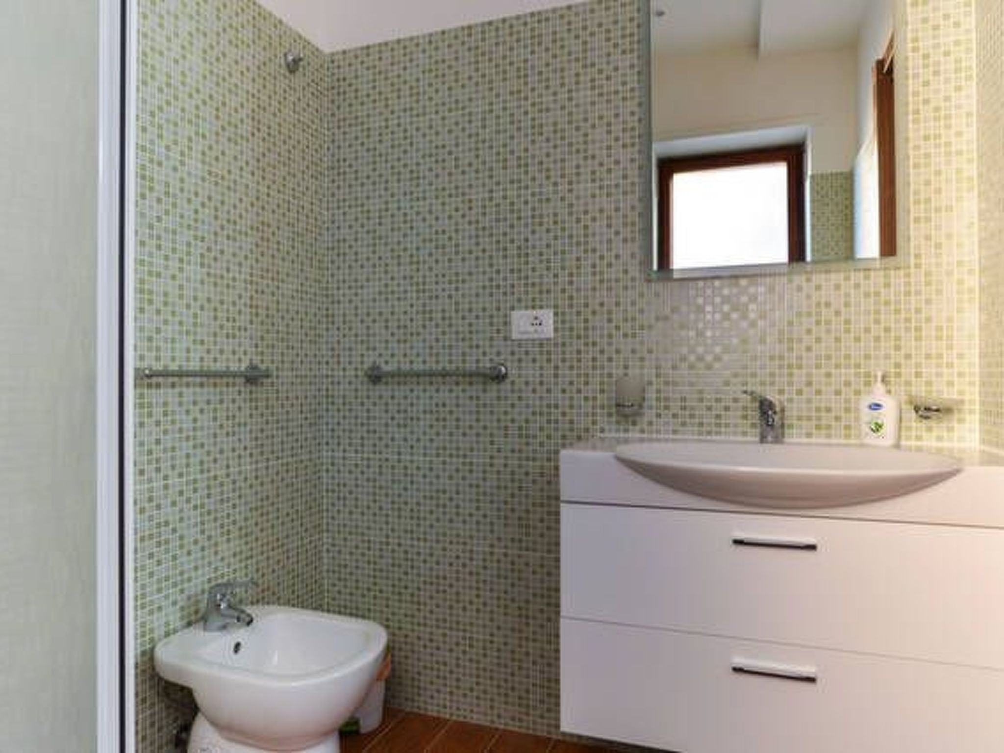 Mit Waschmaschine-Drinnen