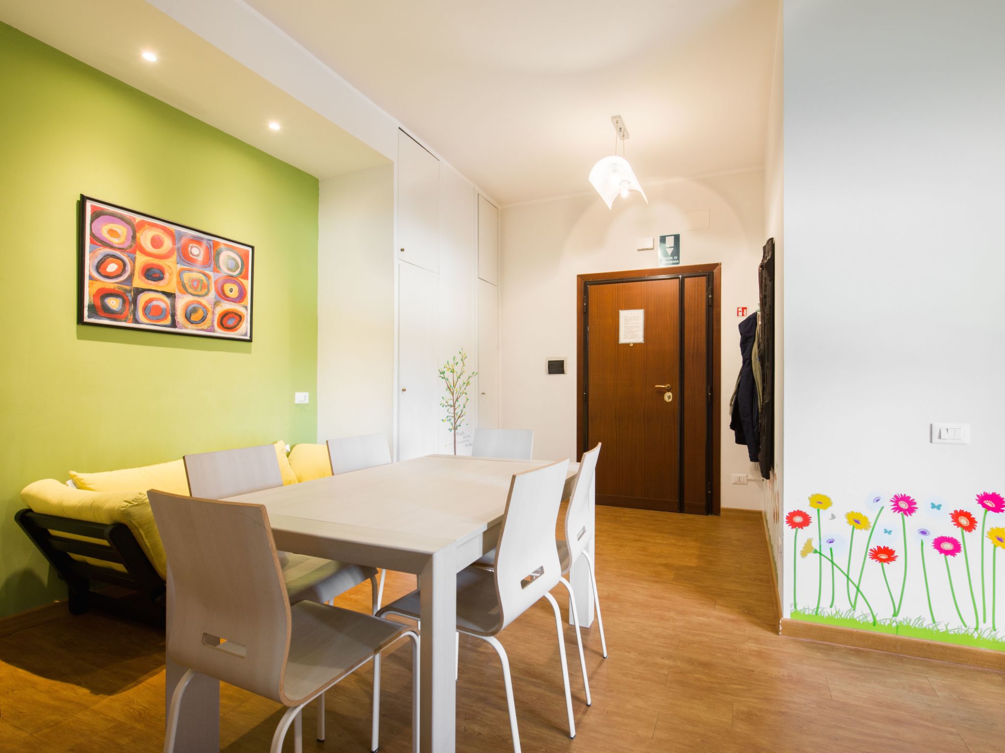 Mit Waschmaschine-Drinnen