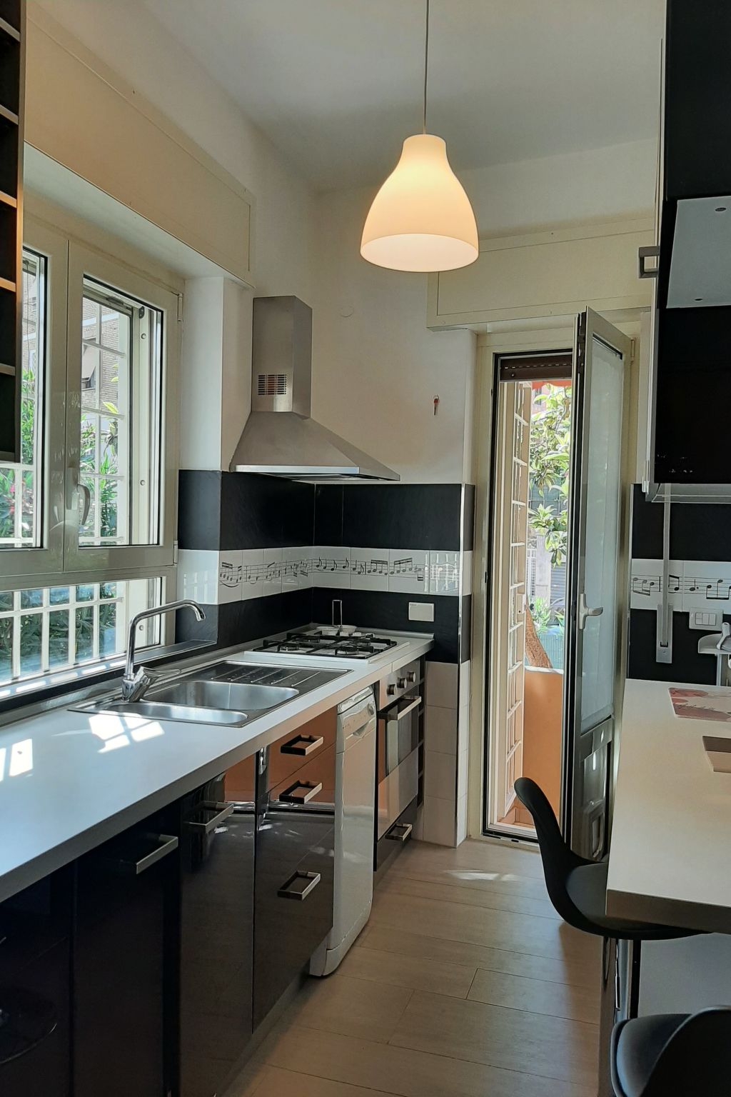 Wohnung "Schwarzes und weißes Loft - Roma"-Drinnen