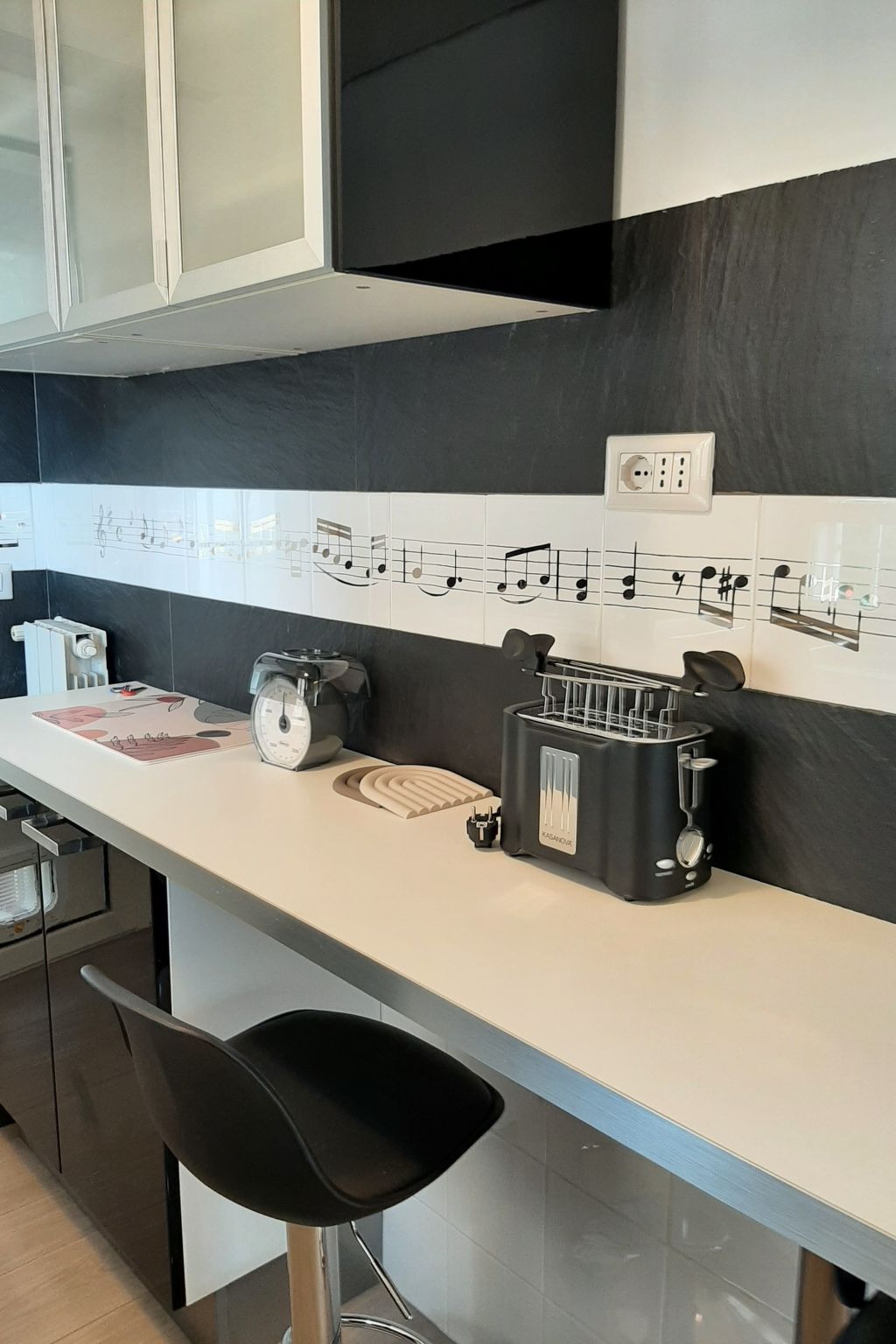 Wohnung "Schwarzes und weißes Loft - Roma"-Drinnen