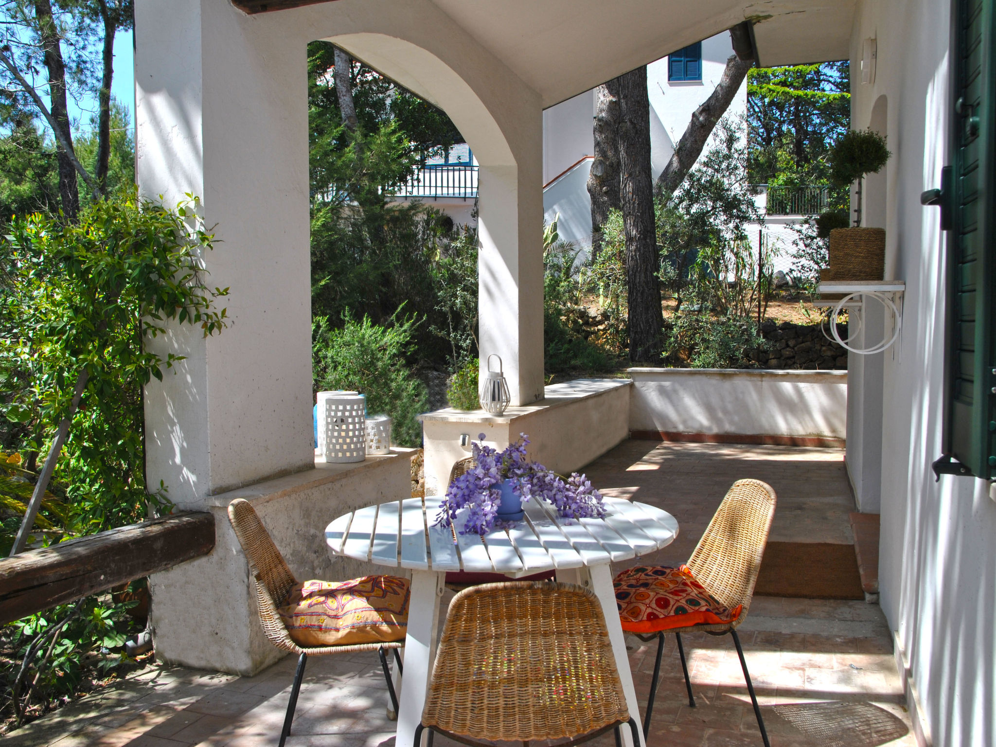 Ferienhaus mit umzäuntem Garten in Sperlonga (Italien) und 1 Hund erlaubt