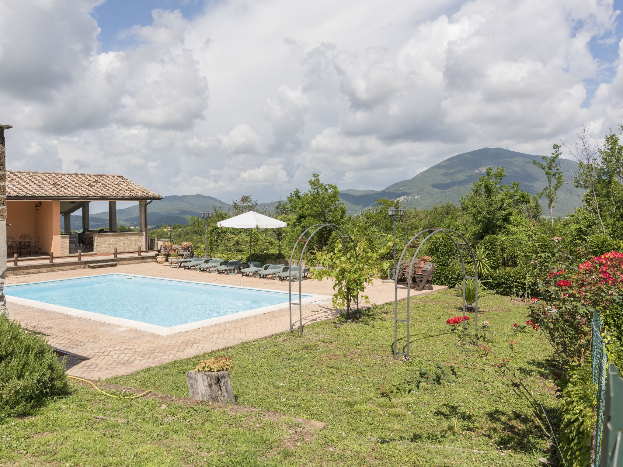 Ferienhaus in Casperia (Italien) und 3 Hunde erlaubt