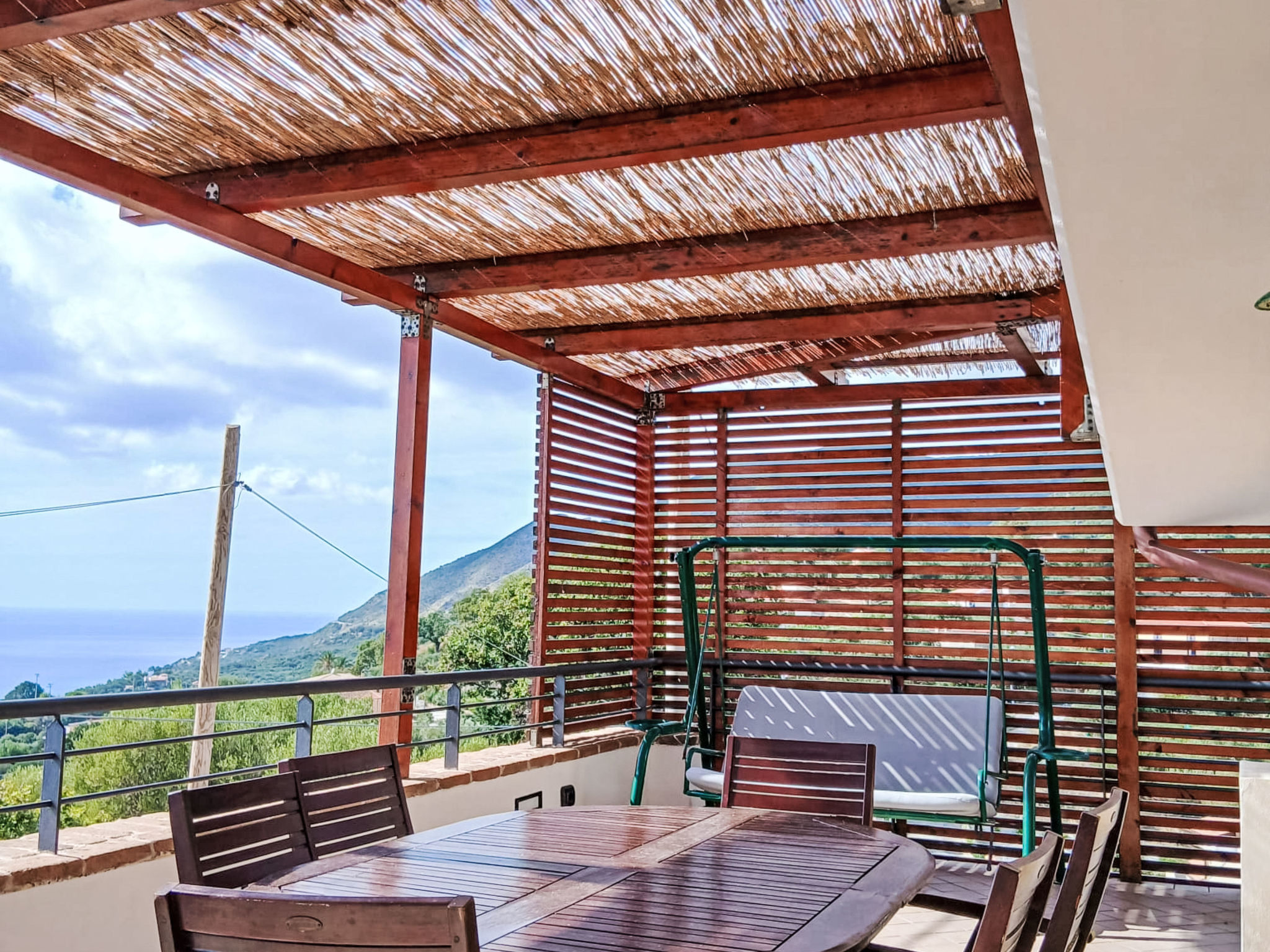 Appartement in Caprioli mit Garten, Terrasse und Grill